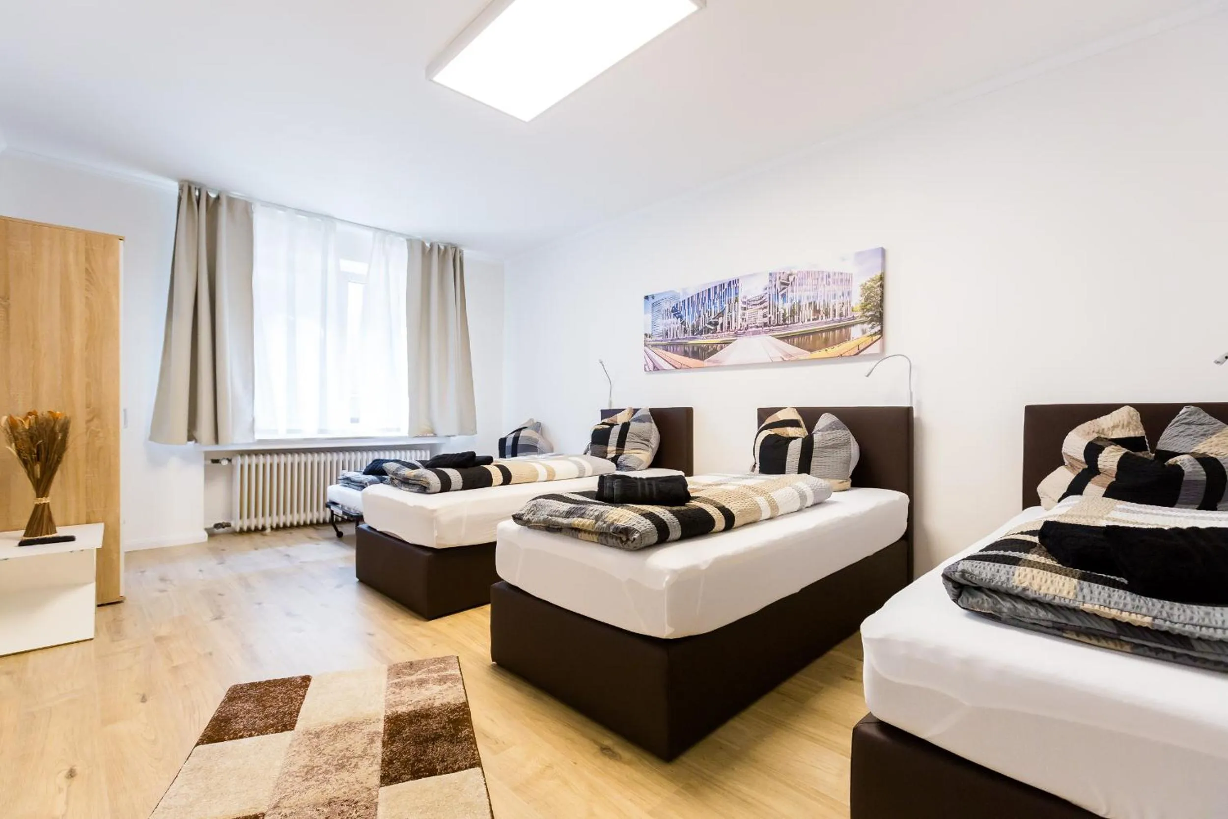 Bedroom, Bed in Centerapartments Tonhallenstraße