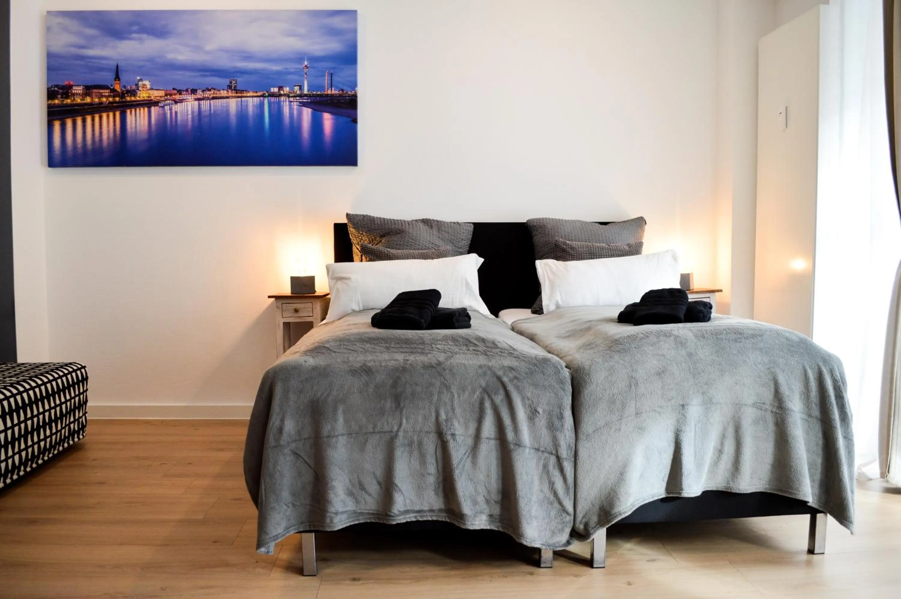 Bedroom, Bed in Centerapartments Tonhallenstraße