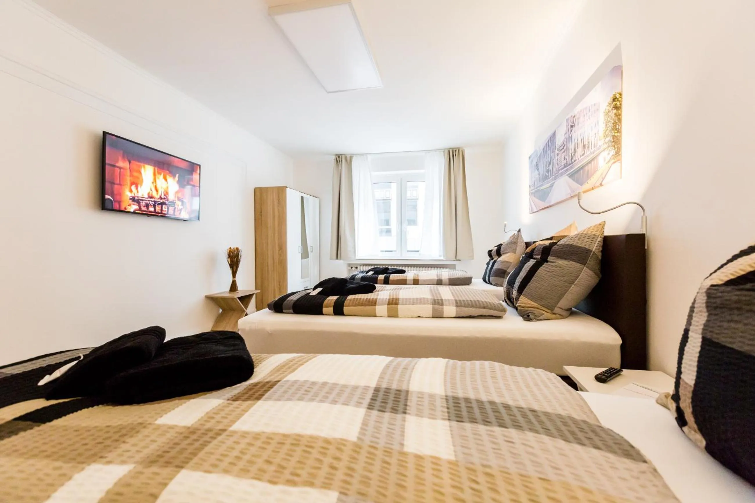 Bedroom, Bed in Centerapartments Tonhallenstraße