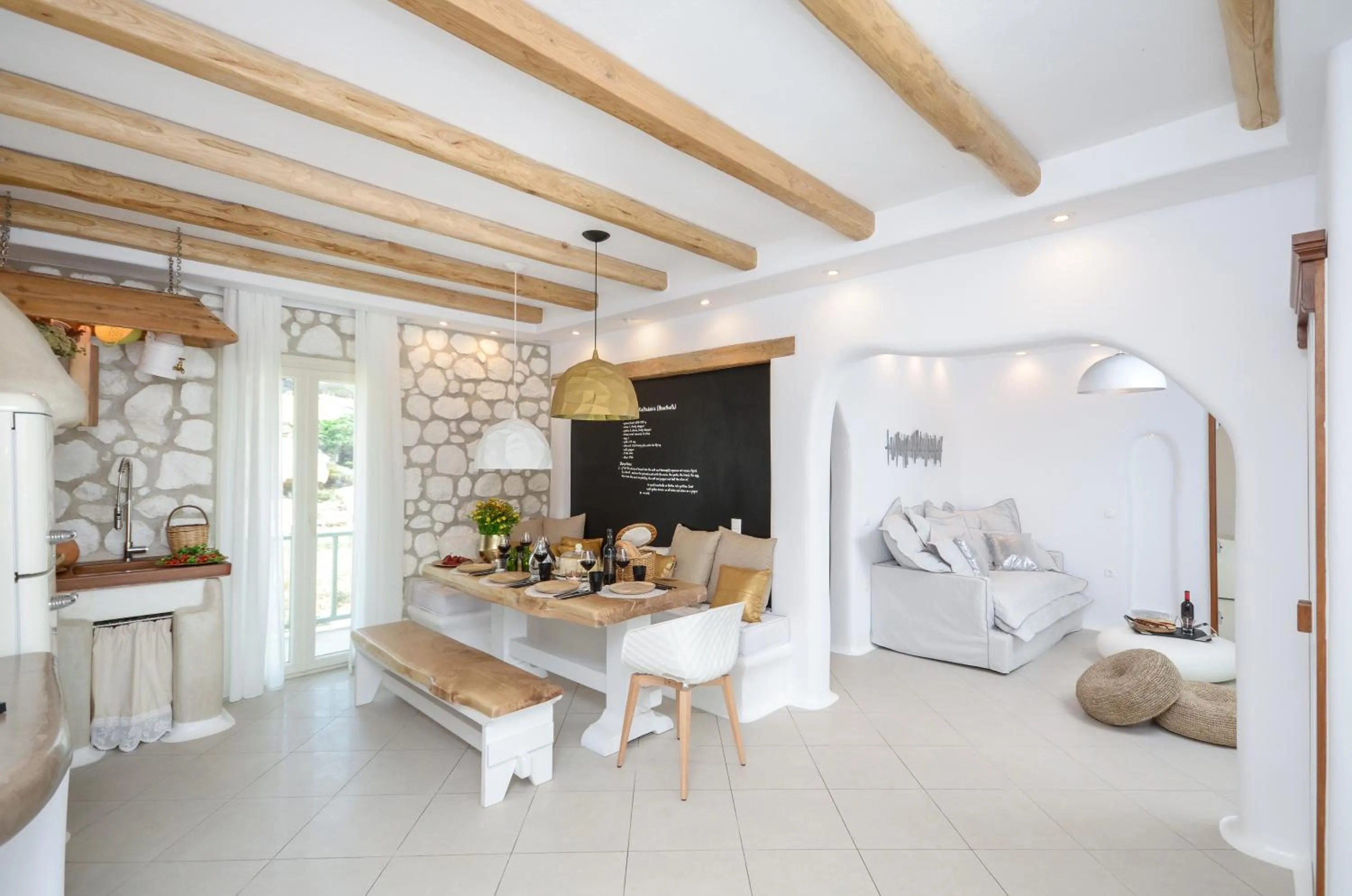 Kitchen or kitchenette in Naxos Euphoria Suites