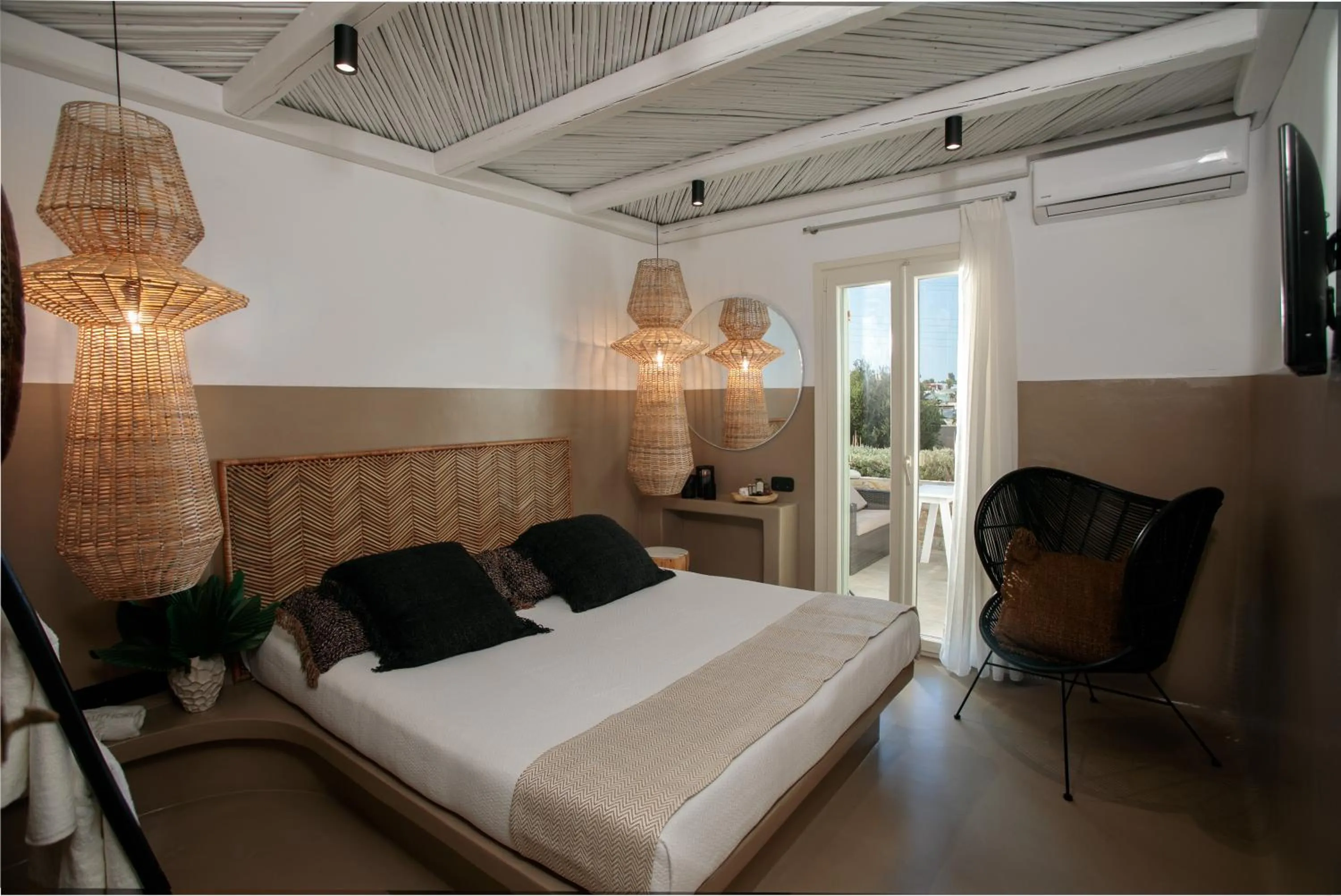 Bedroom, Bed in Naxos Euphoria Suites