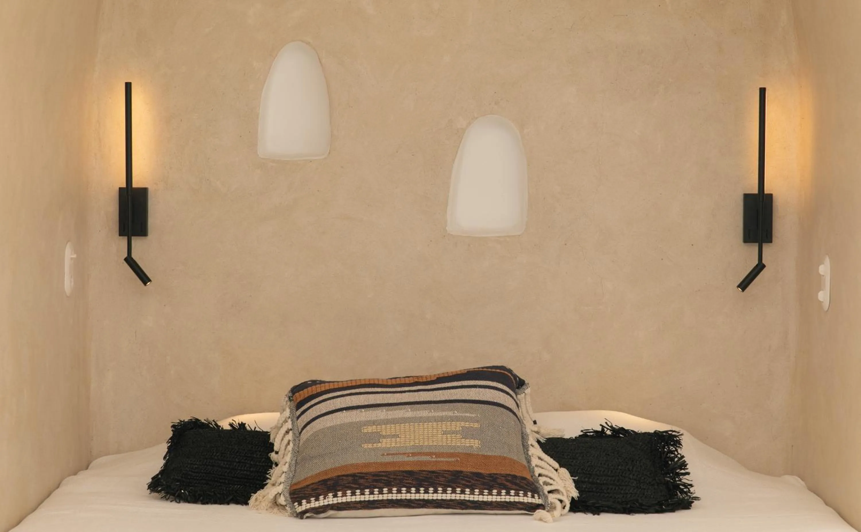 Bed in Naxos Euphoria Suites