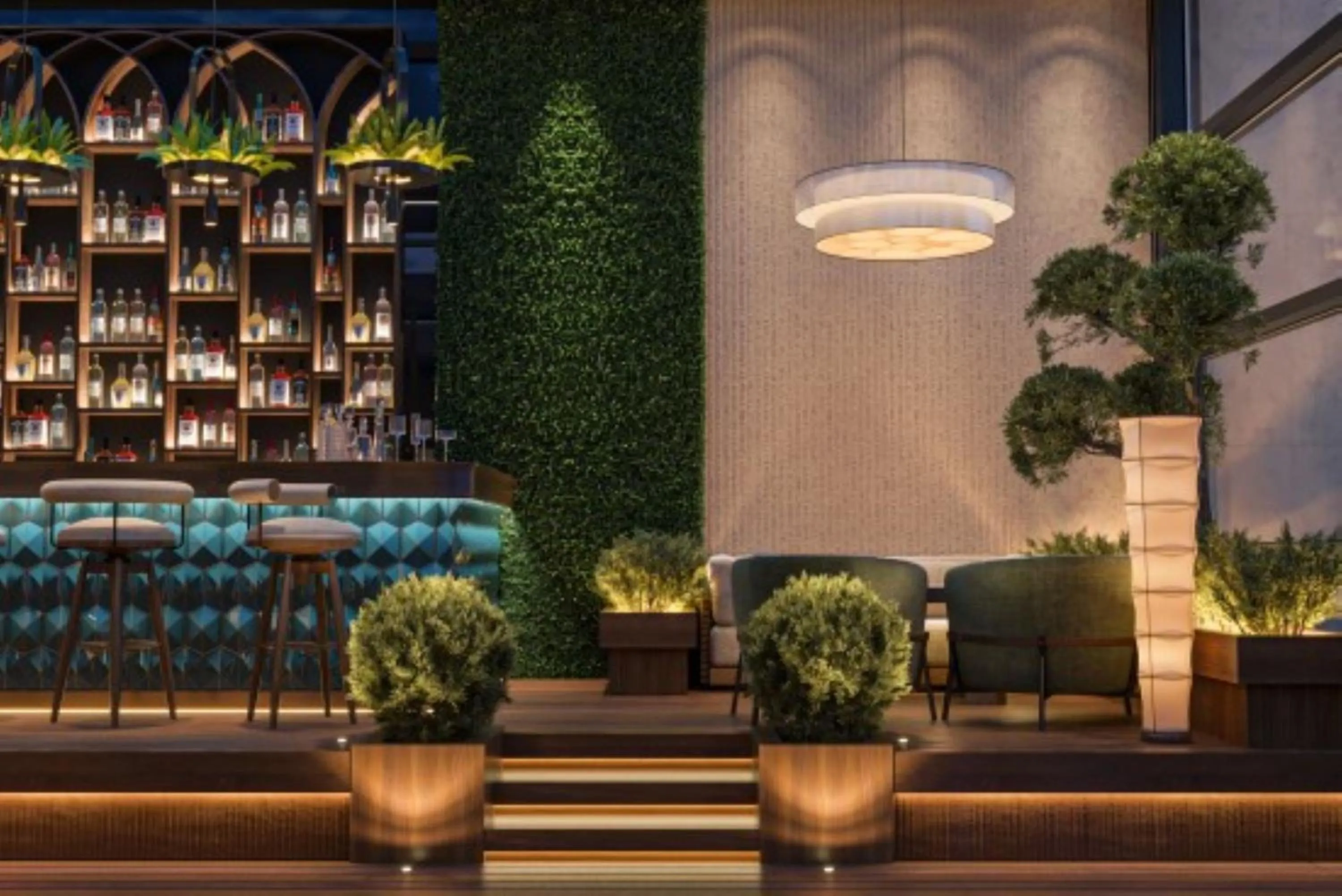 Lounge or bar in Crowne Plaza Dushanbe by IHG