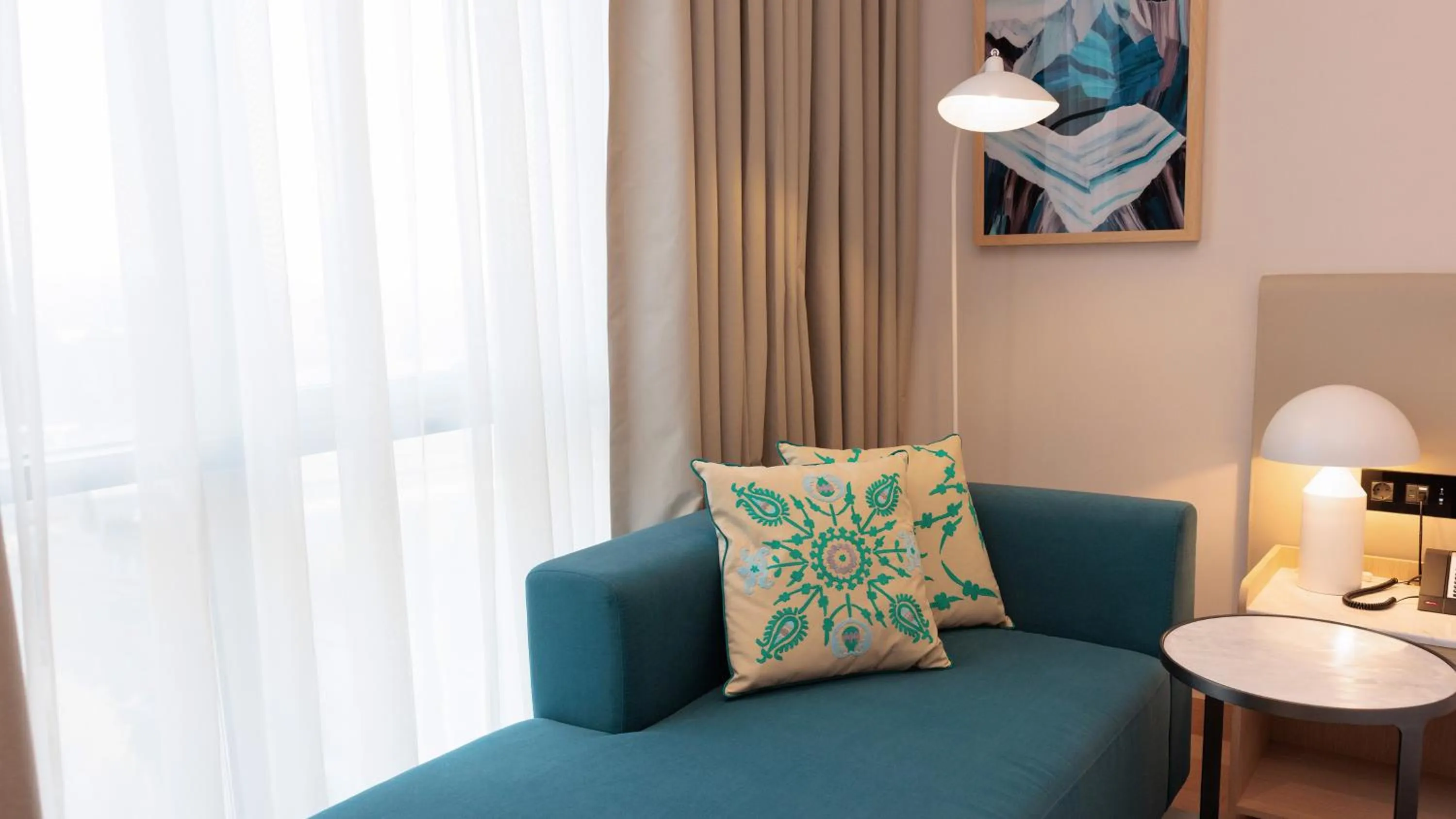 Seating area in Crowne Plaza Dushanbe by IHG