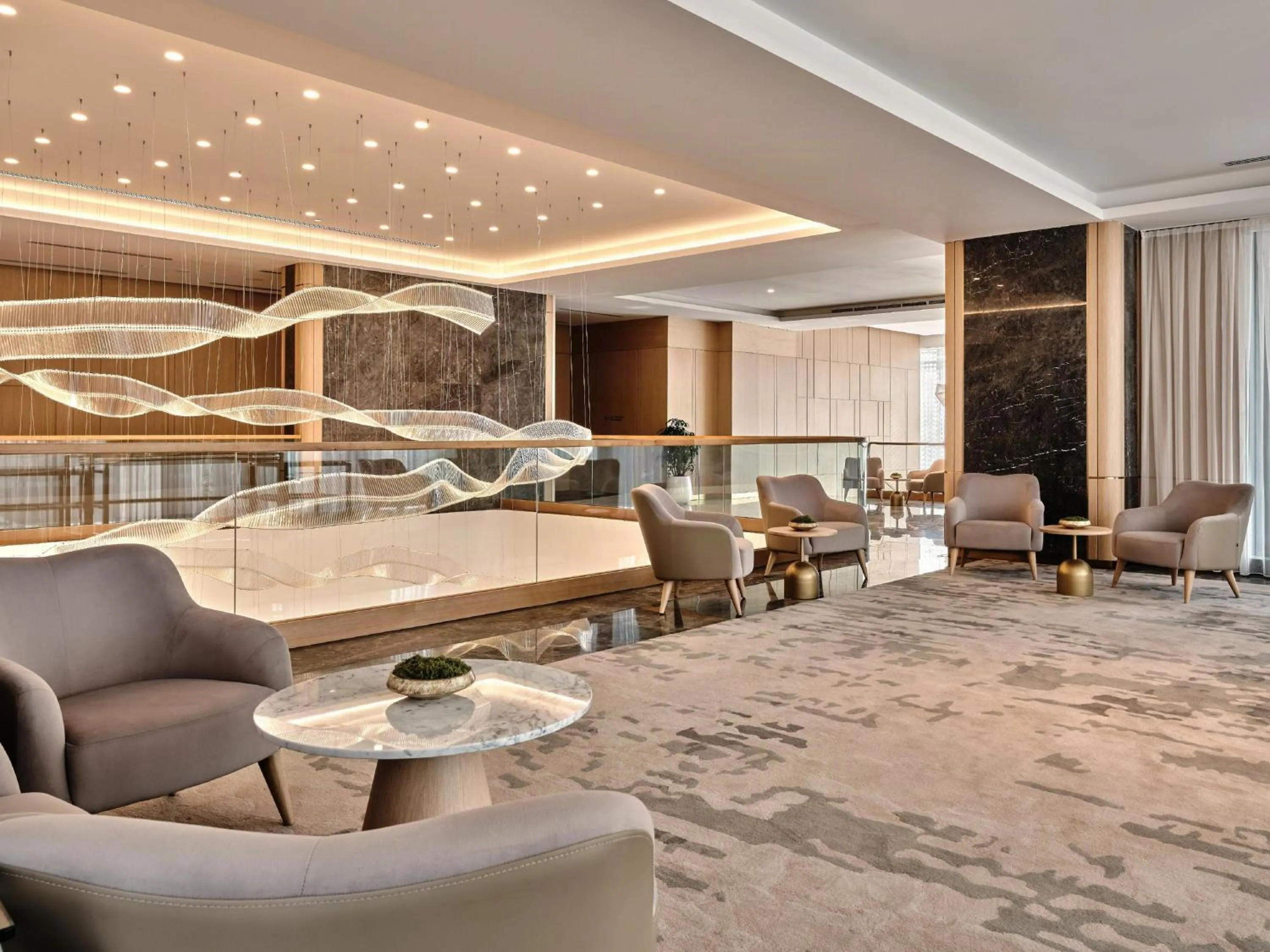Lobby or reception in Crowne Plaza Dushanbe by IHG