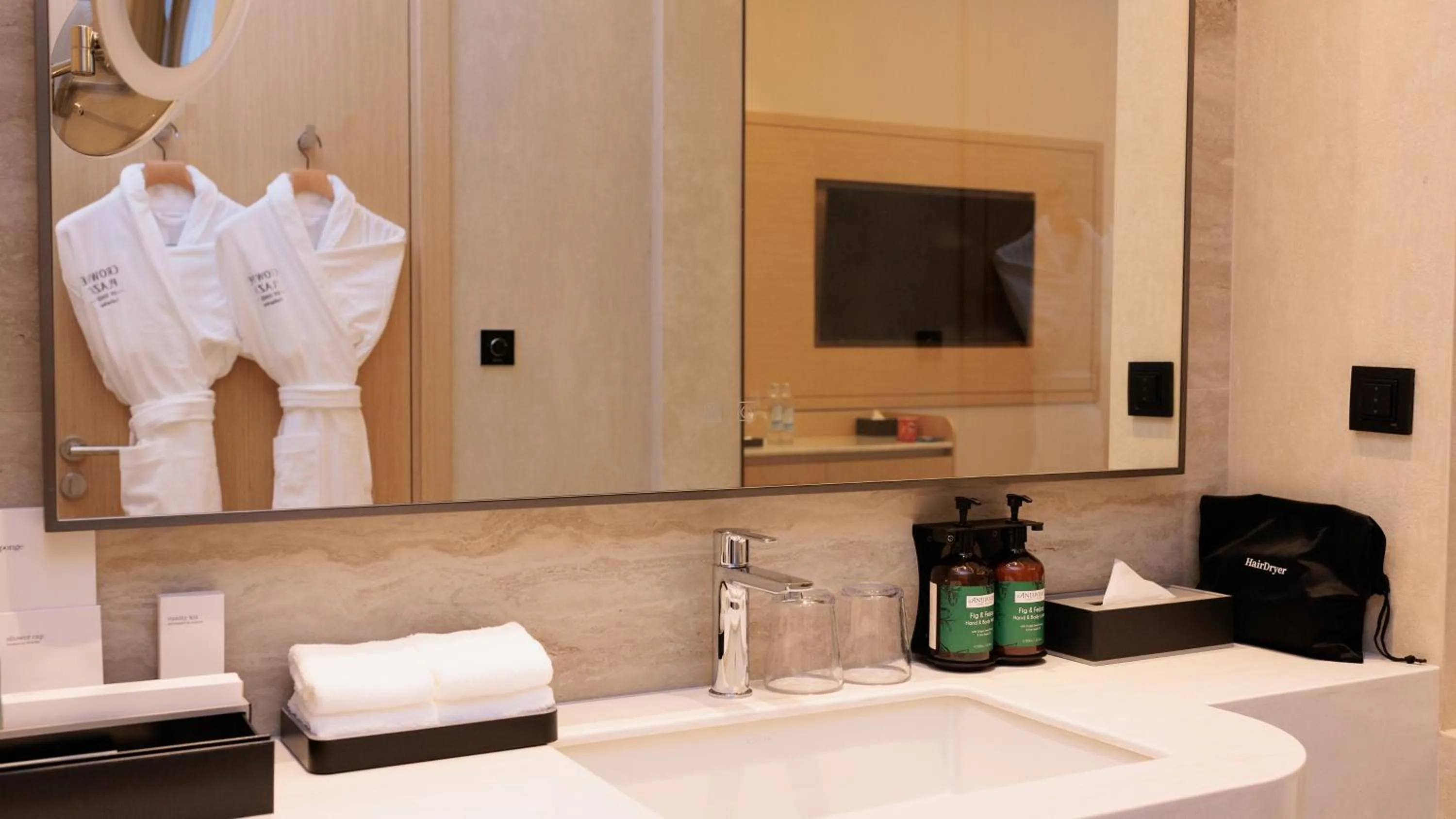 Bathroom in Crowne Plaza Dushanbe by IHG