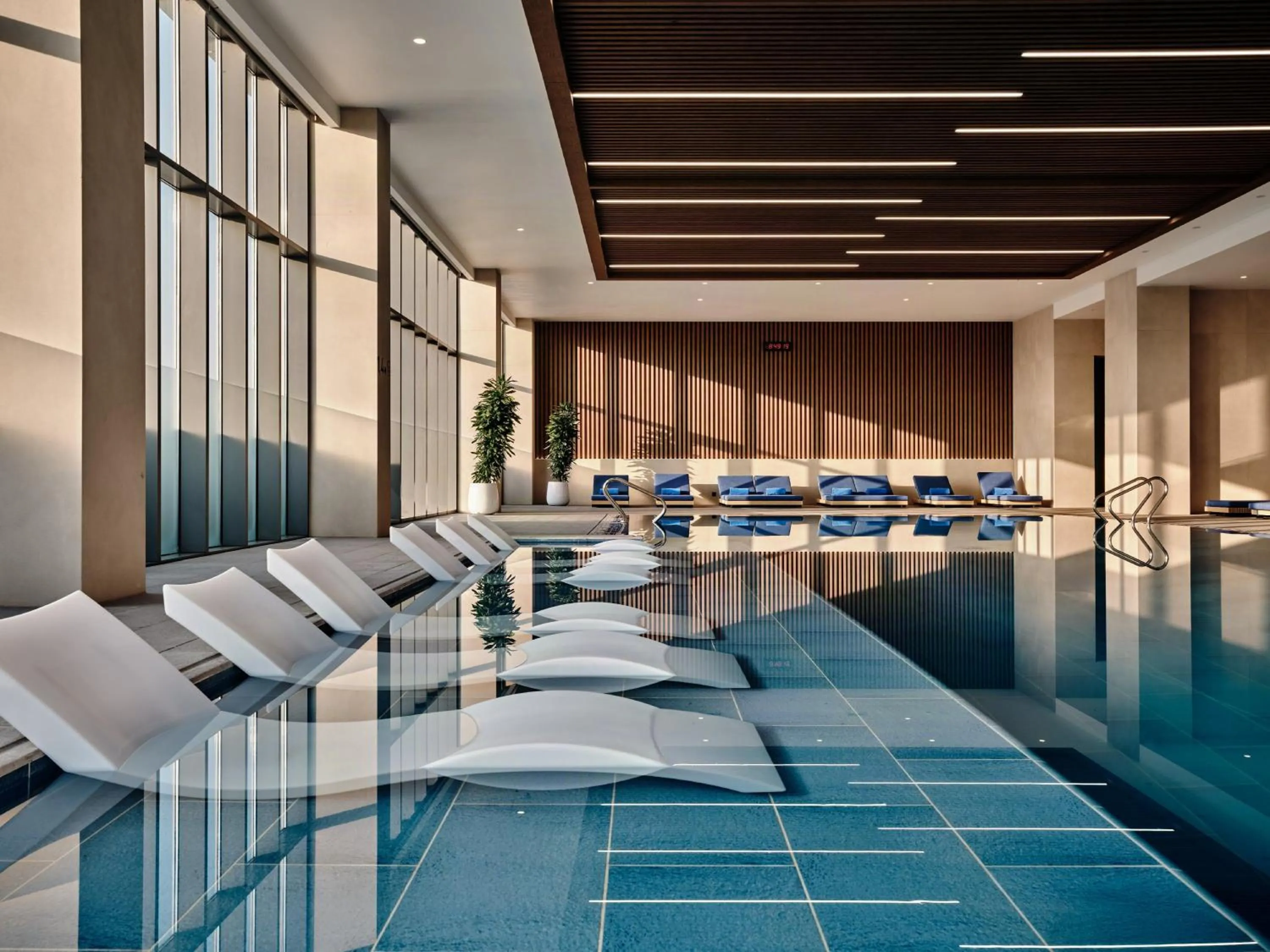 Swimming pool in Crowne Plaza Dushanbe by IHG