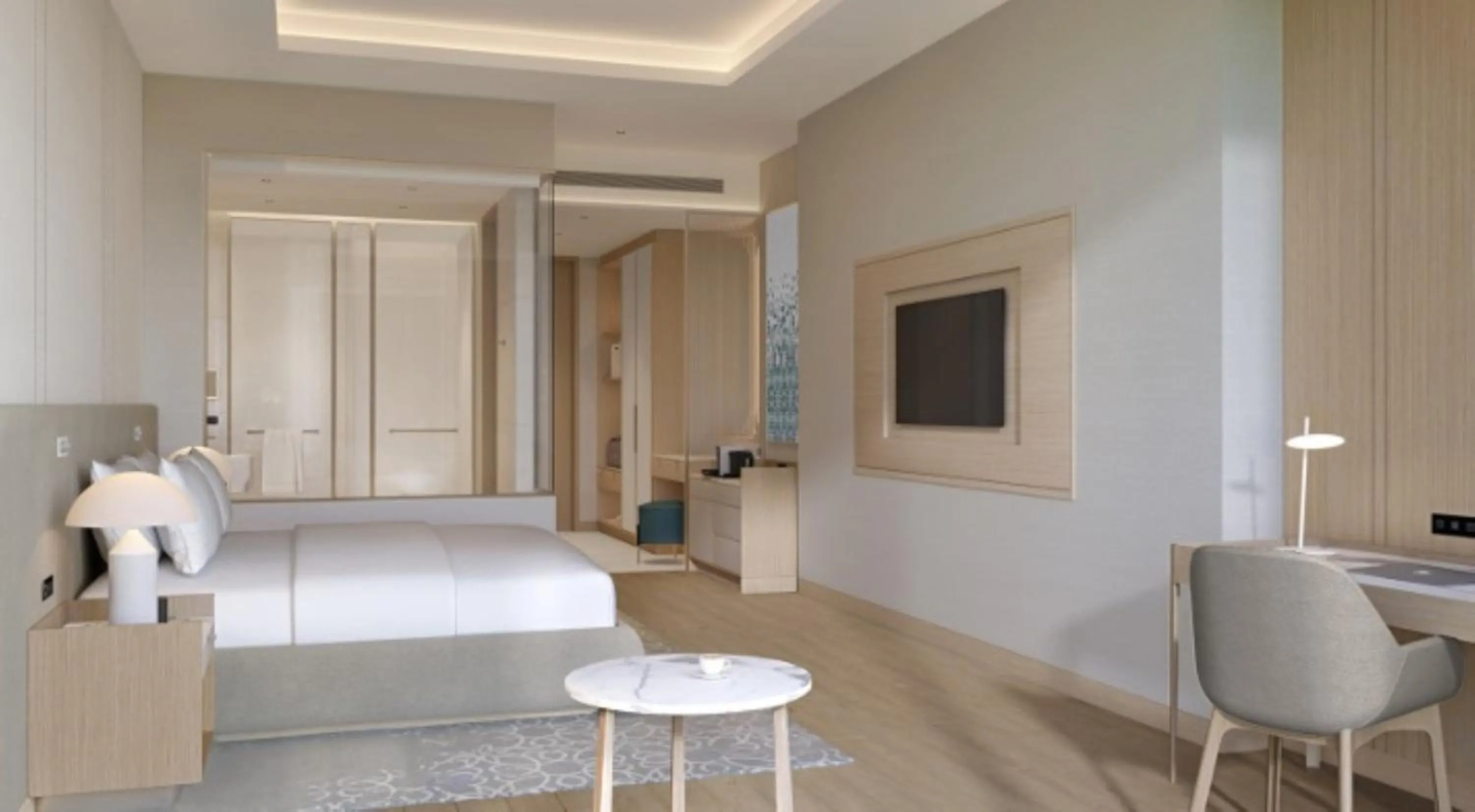 Photo of the whole room, Bed in Crowne Plaza Dushanbe by IHG