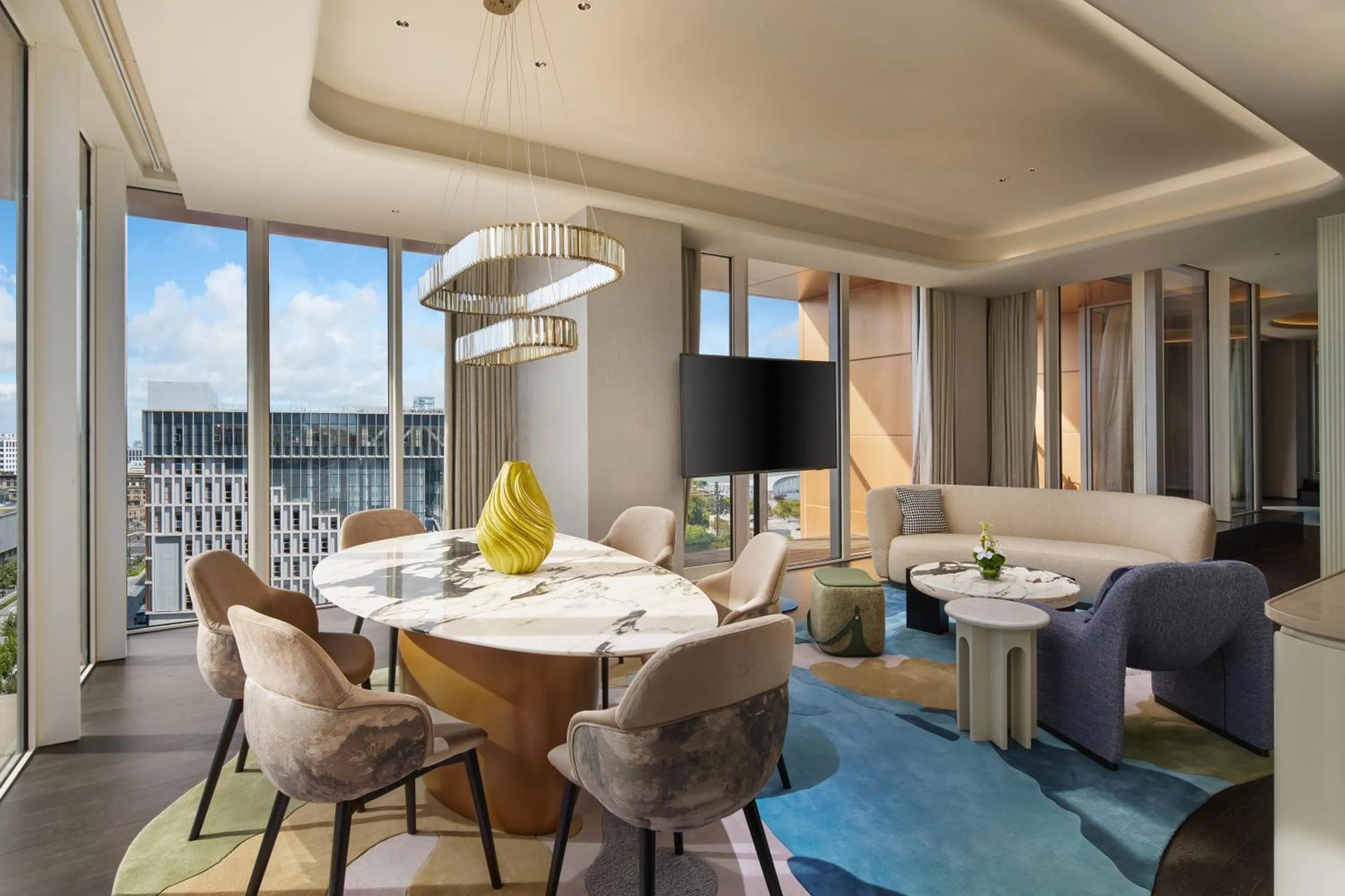 Living room in Hotel Indigo Shanghai Harbour City