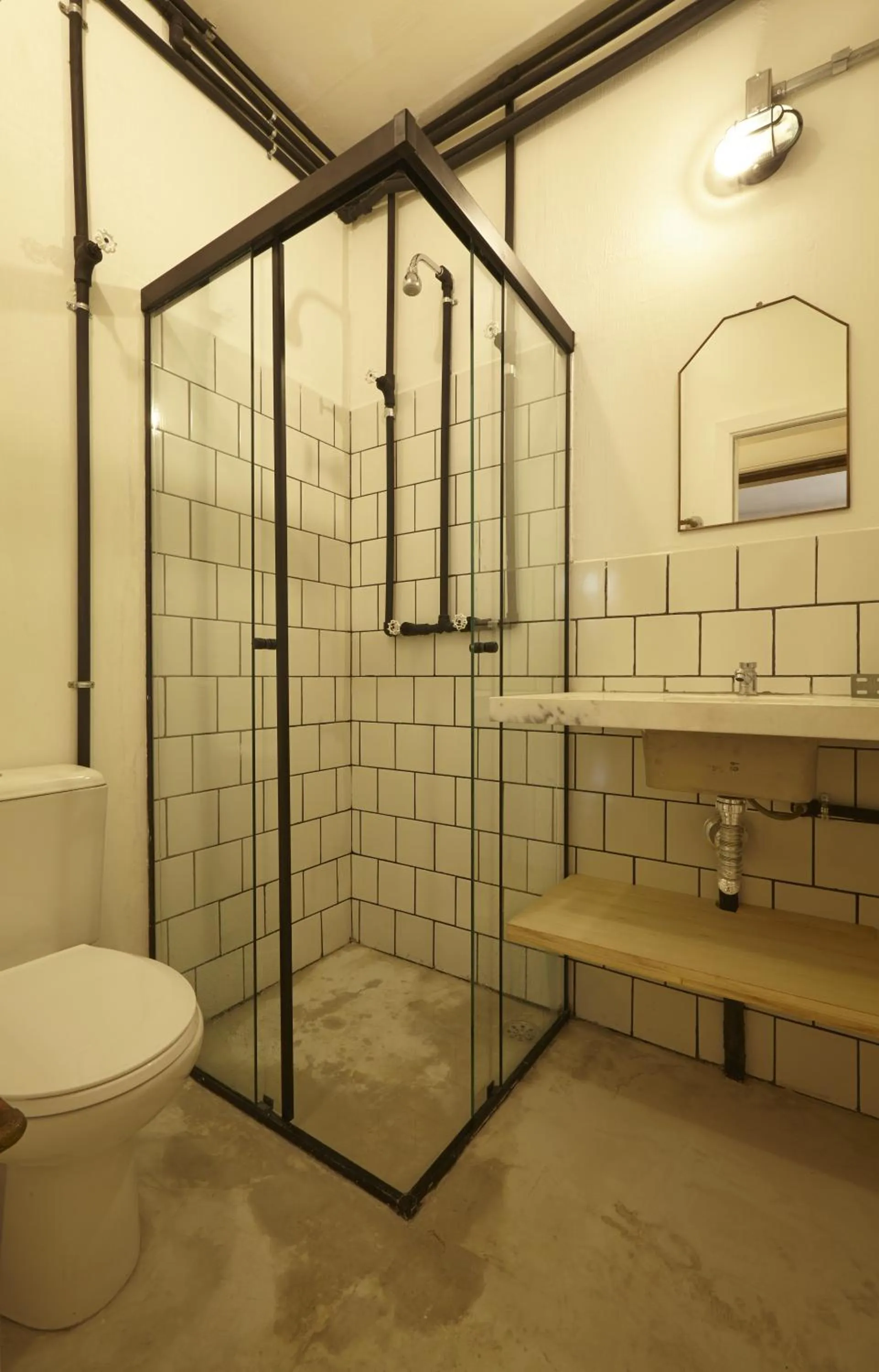 Bathroom in Guest Urban Hotel Design Pinheiros