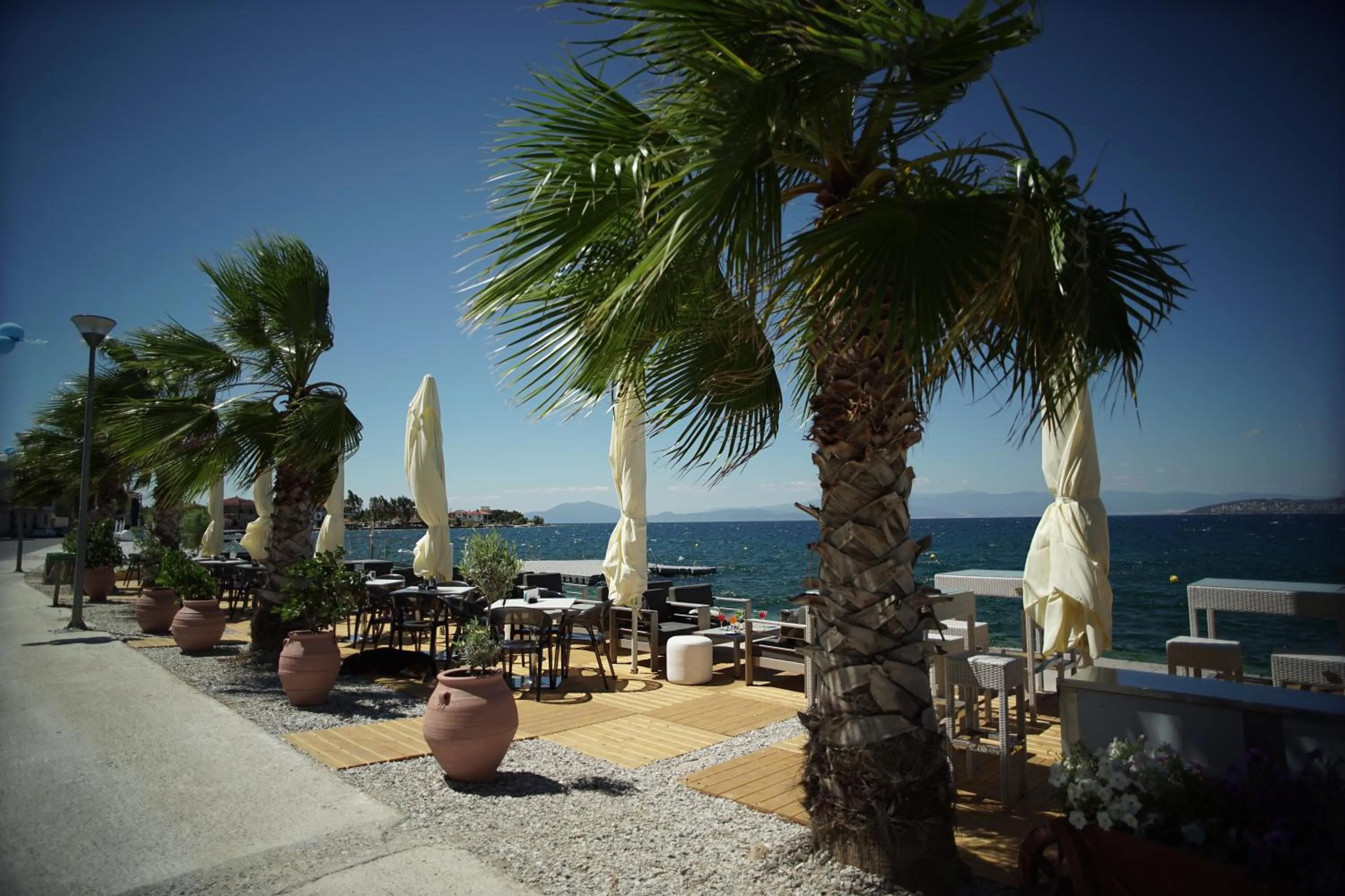 Patio in Valis Resort Hotel