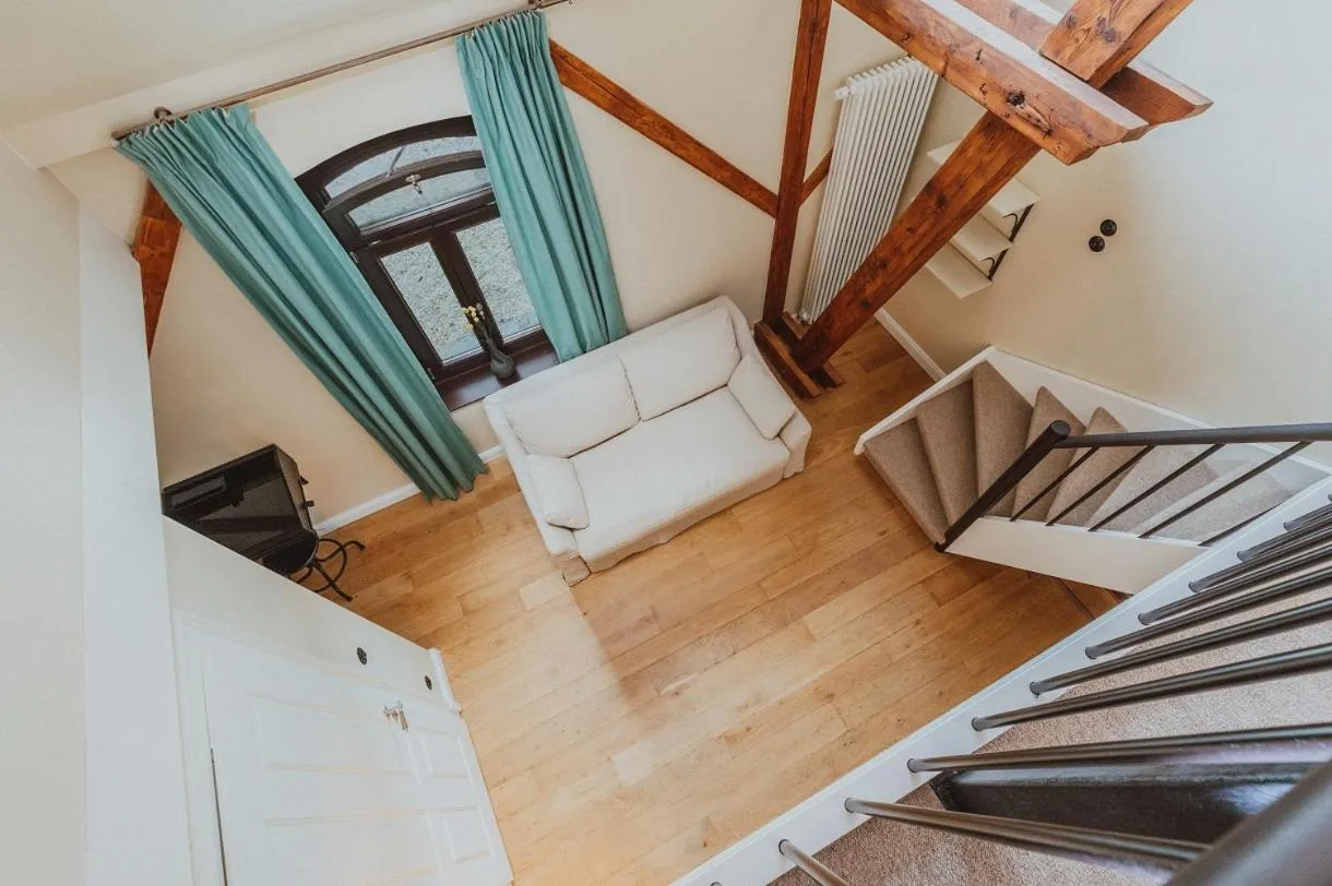 Living room, Bed in Burg Reichenstein