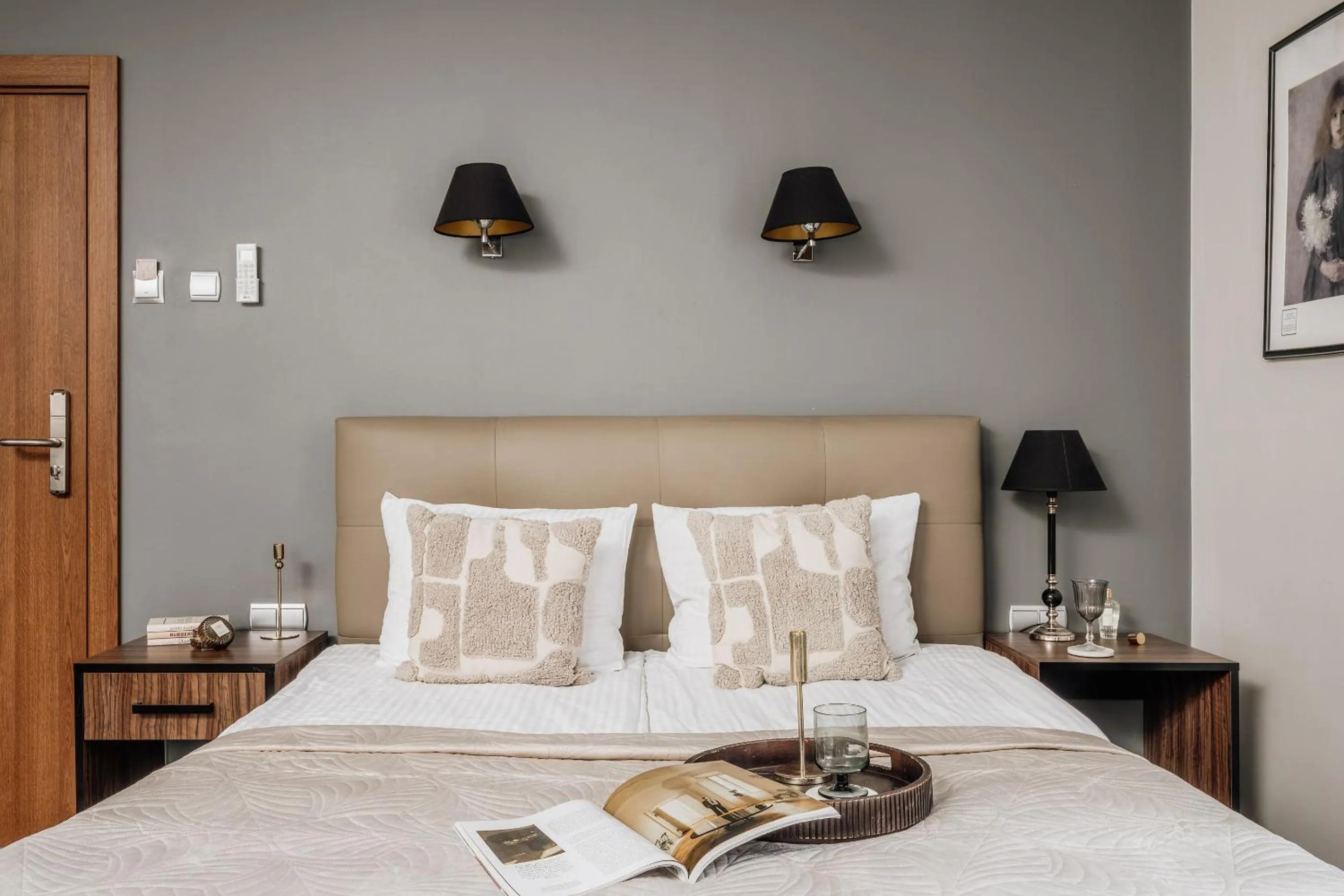 Bed in Grottger Luxury Boutique Hotel City