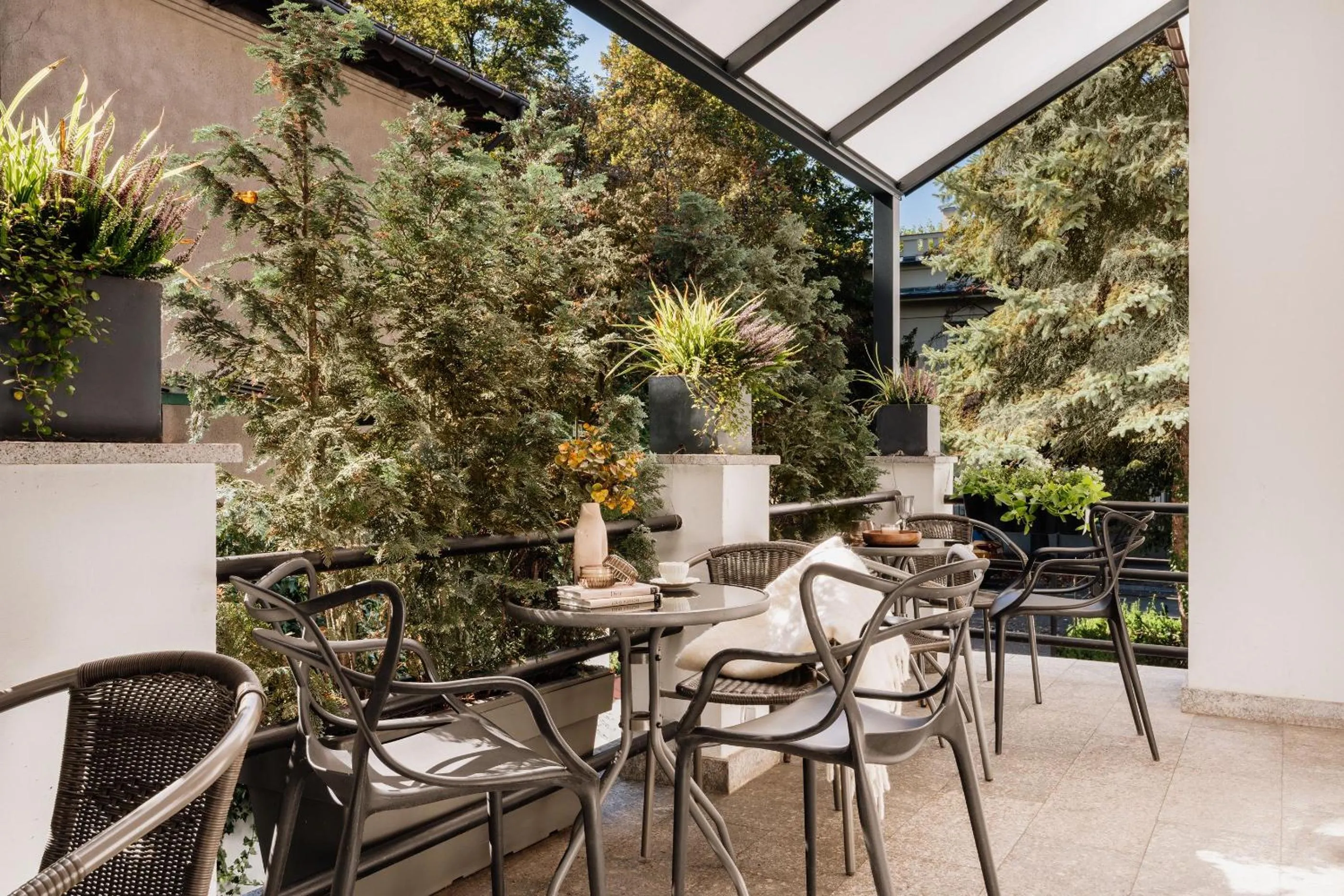 Patio in Grottger Luxury Boutique Hotel City
