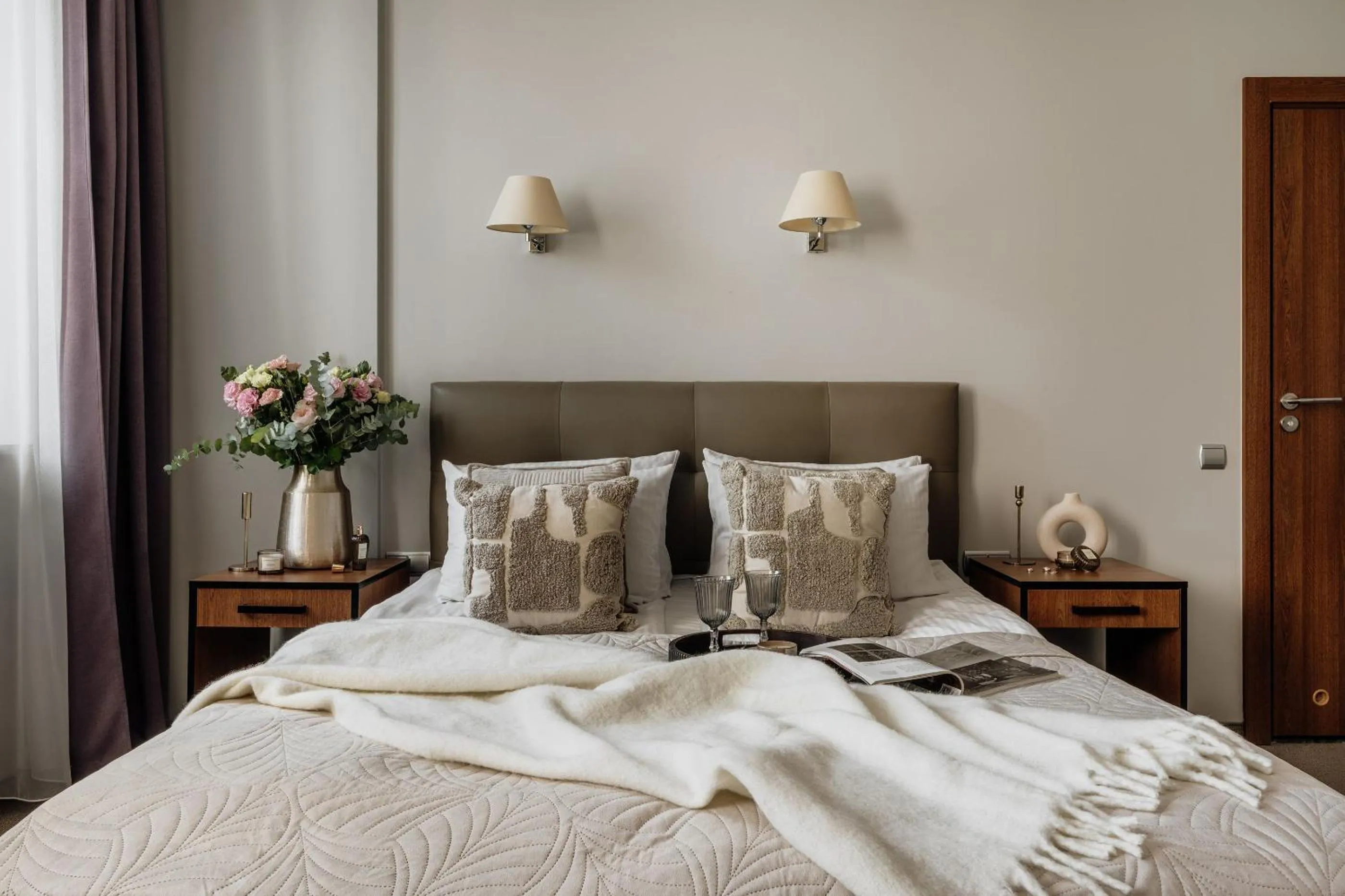 Bed in Grottger Luxury Boutique Hotel City