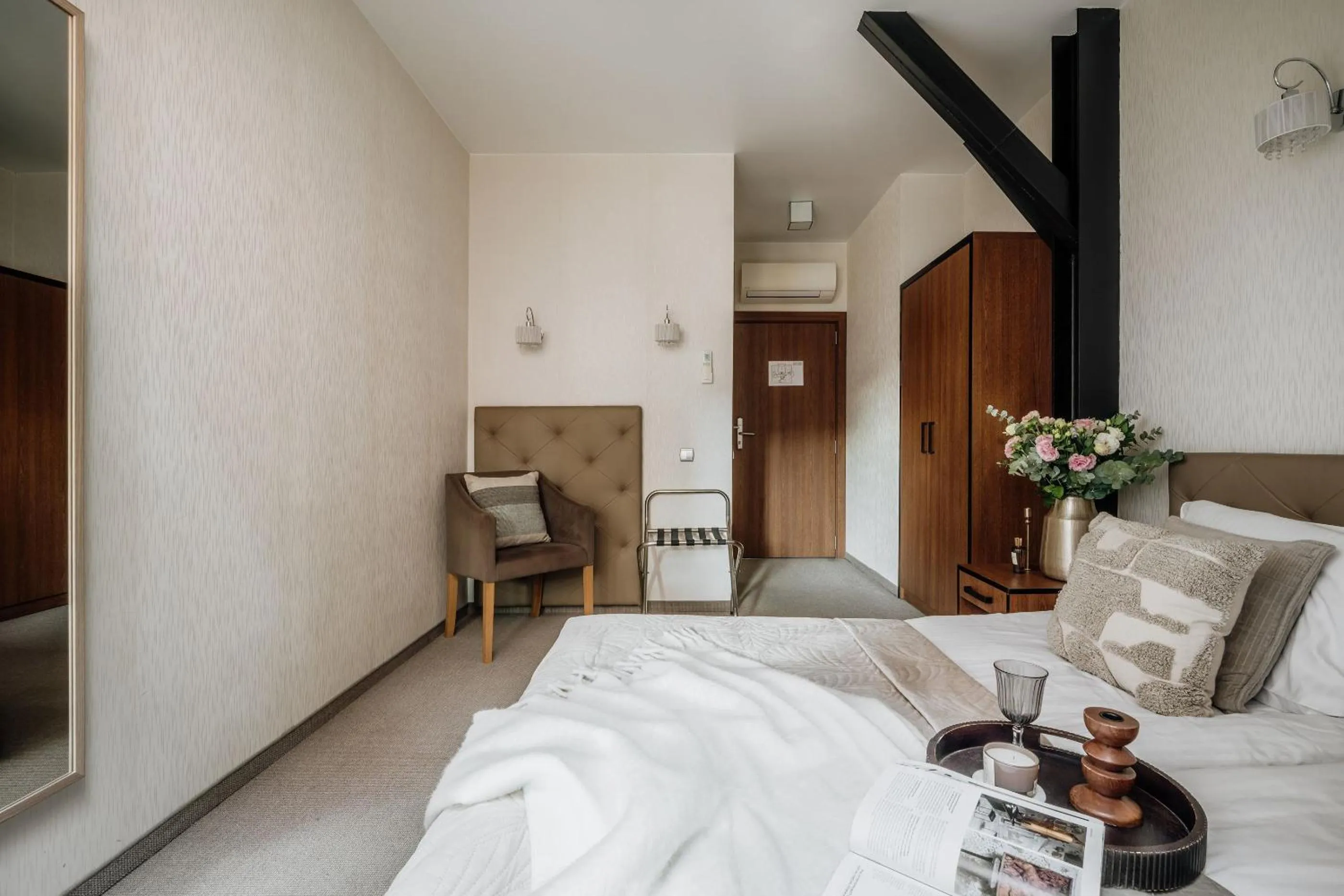 Bed in Grottger Luxury Boutique Hotel City