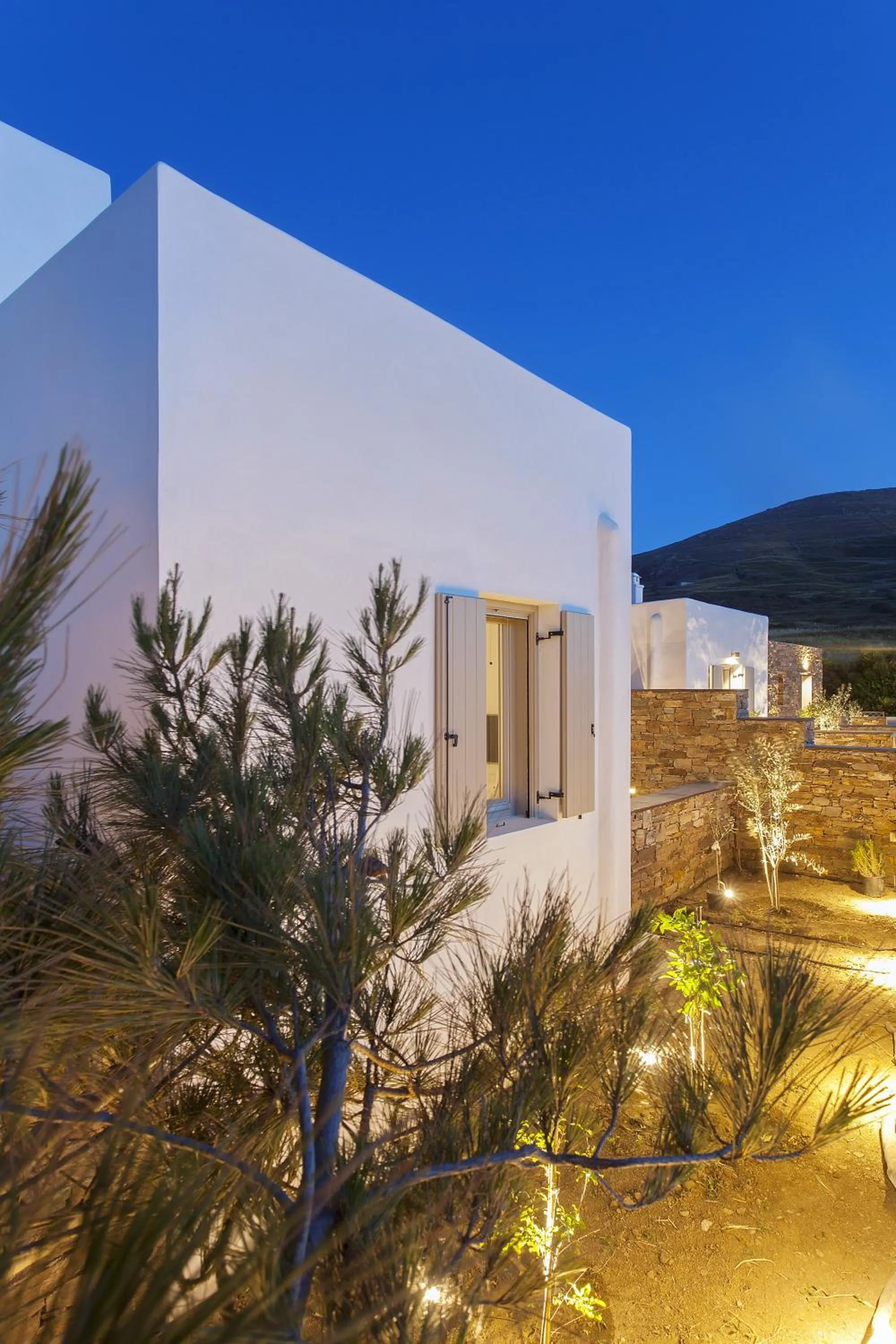 Facade/entrance in White Tinos Luxury Suites