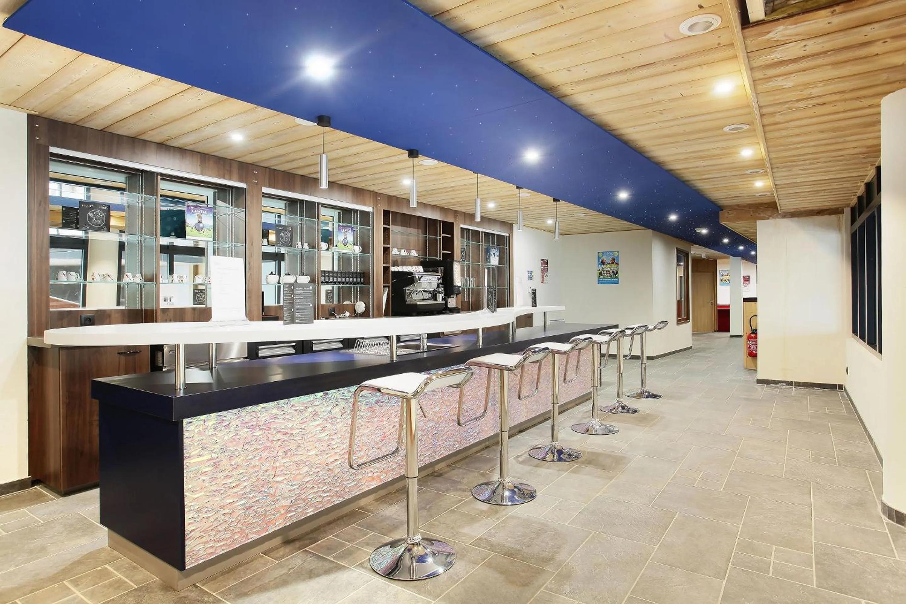 Lounge or bar in Résidence Odalys Les Fermes de Châtel