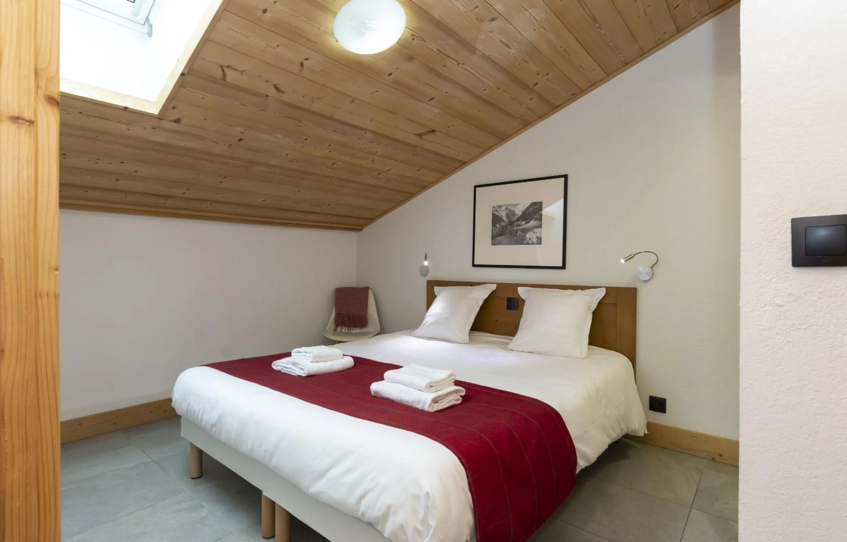 Bed in Résidence Odalys Les Fermes de Châtel