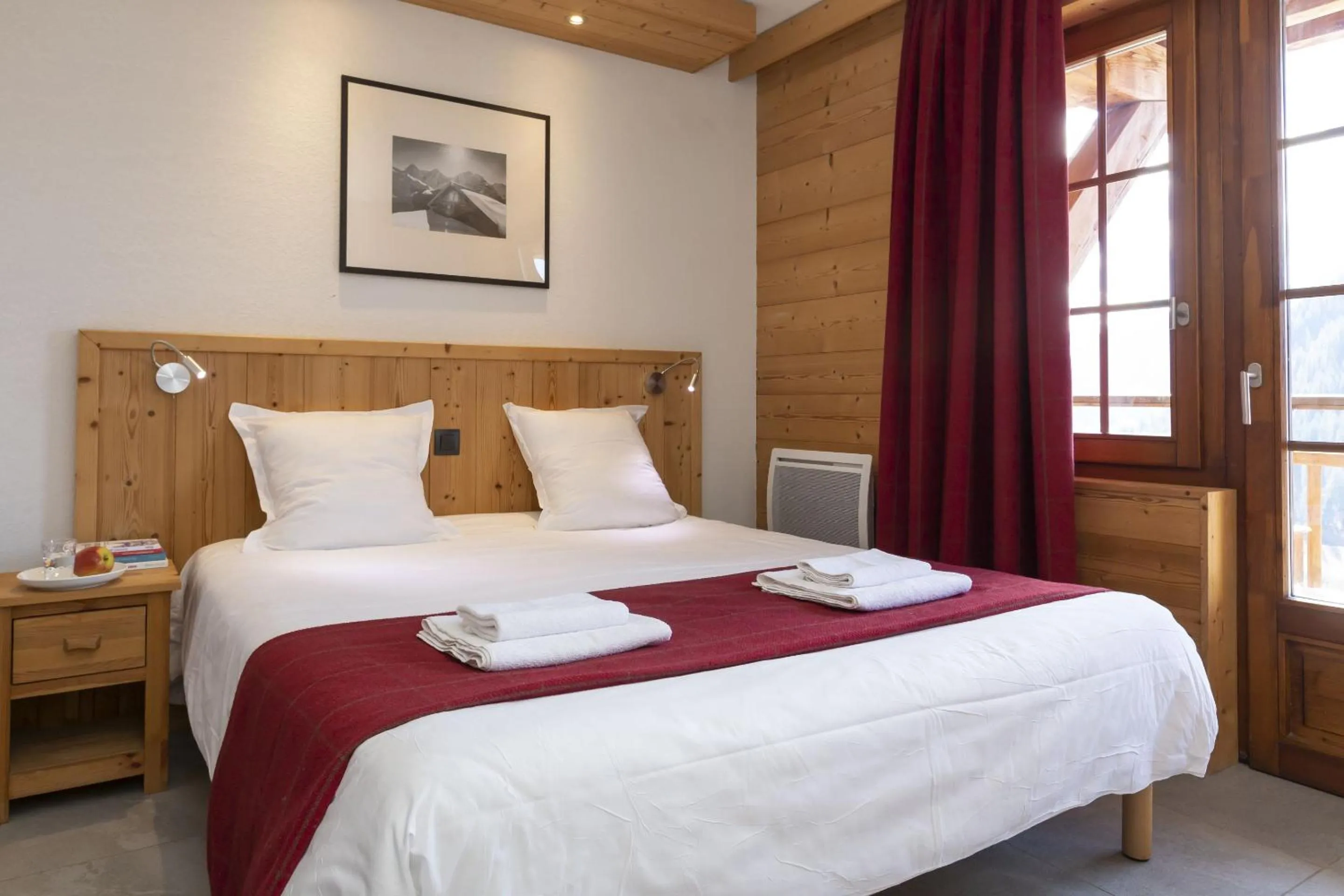 Bed in Résidence Odalys Les Fermes de Châtel