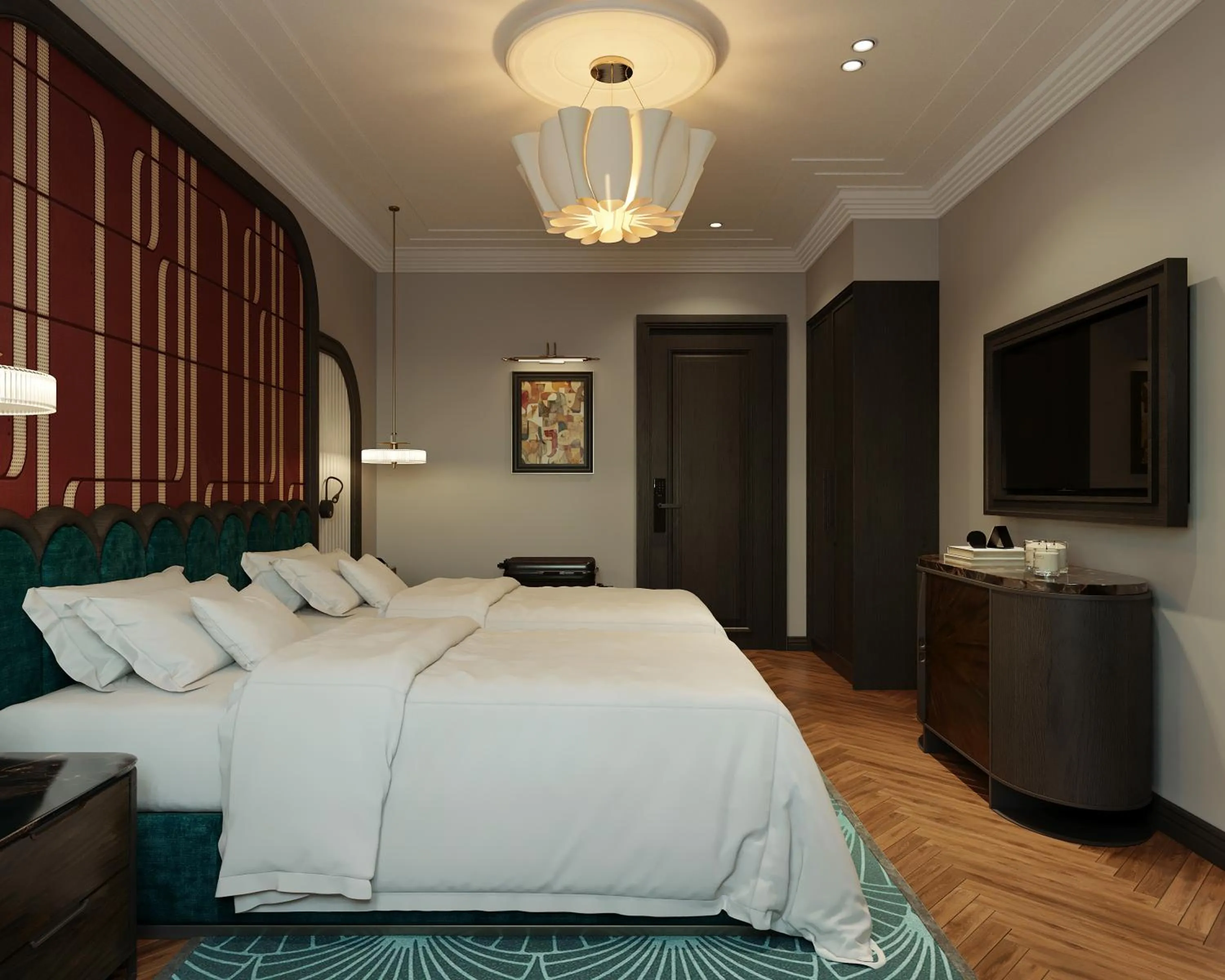 Bedroom, Bed in L'Heritage Premium Hanoi Central