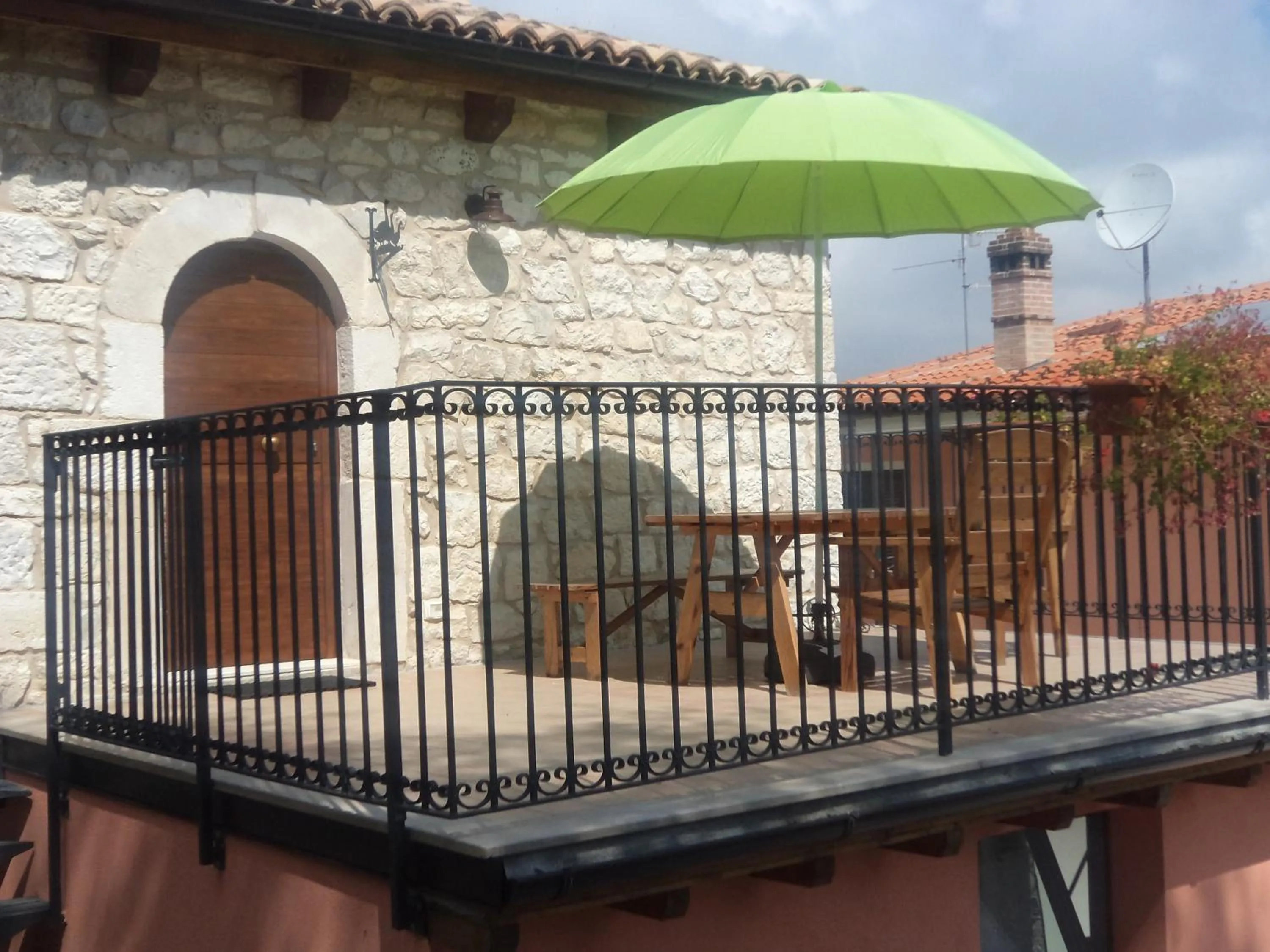 Balcony/Terrace in B&B Masseria Majella