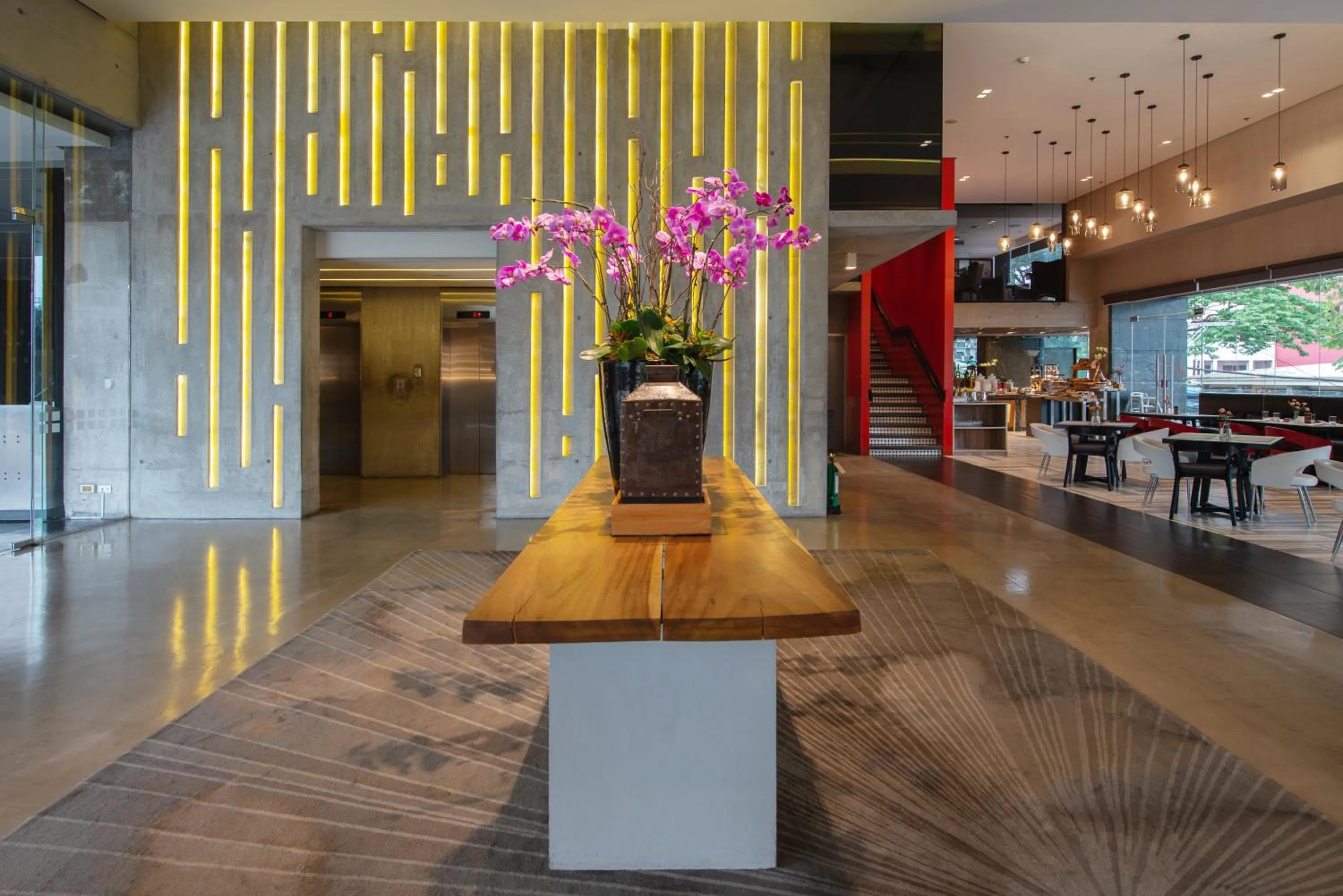 Lobby or reception in The B Hotel Quezon City