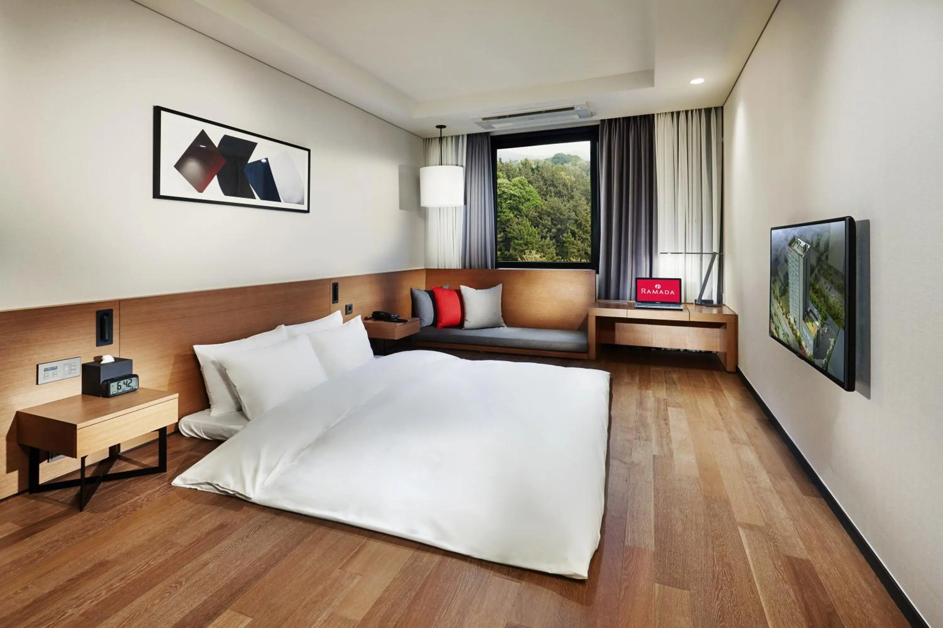 Bedroom, Bed in Ramada by Wyndham Gunsan