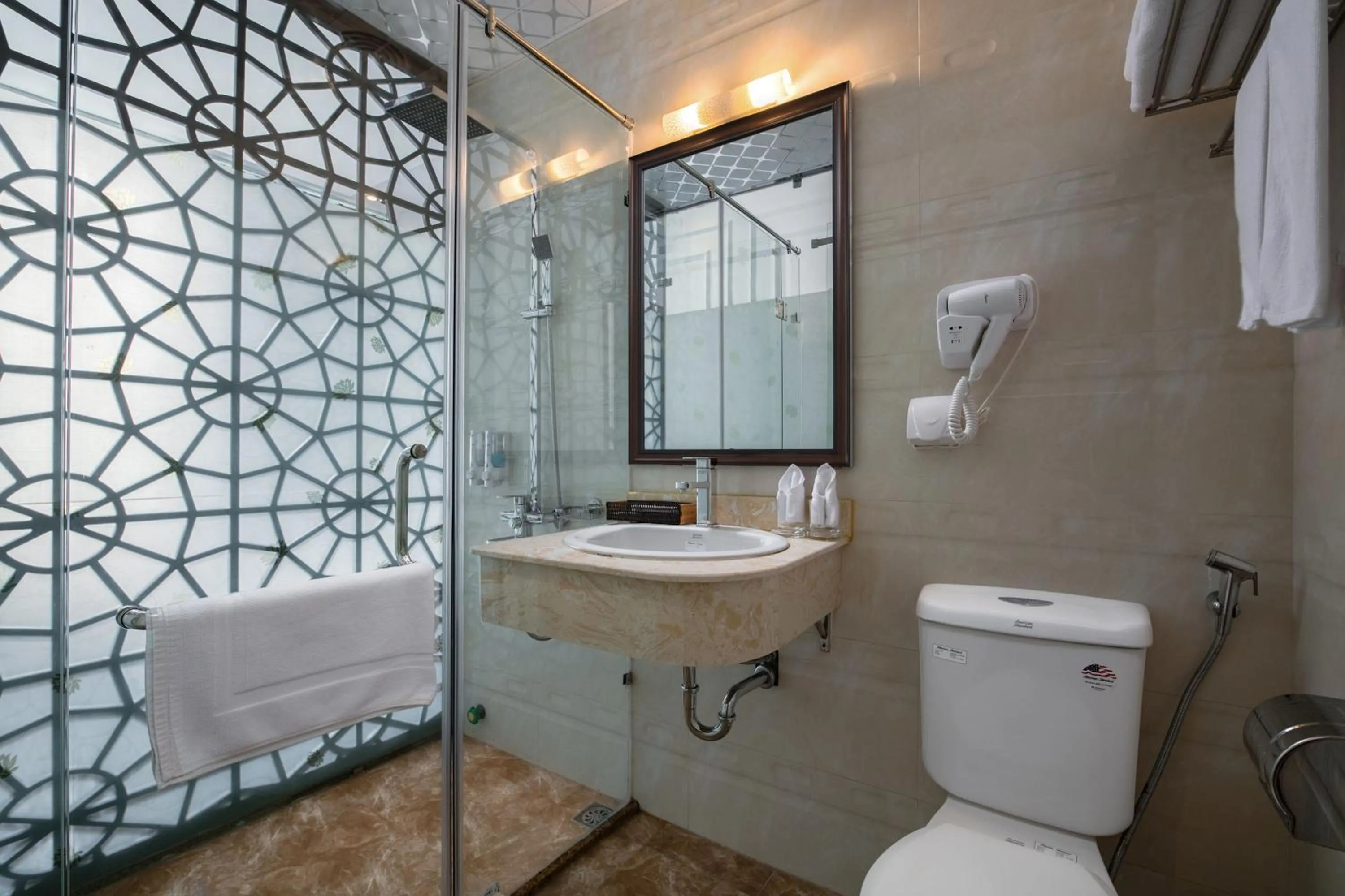 Shower in Hanoi Chic Boutique Hotel