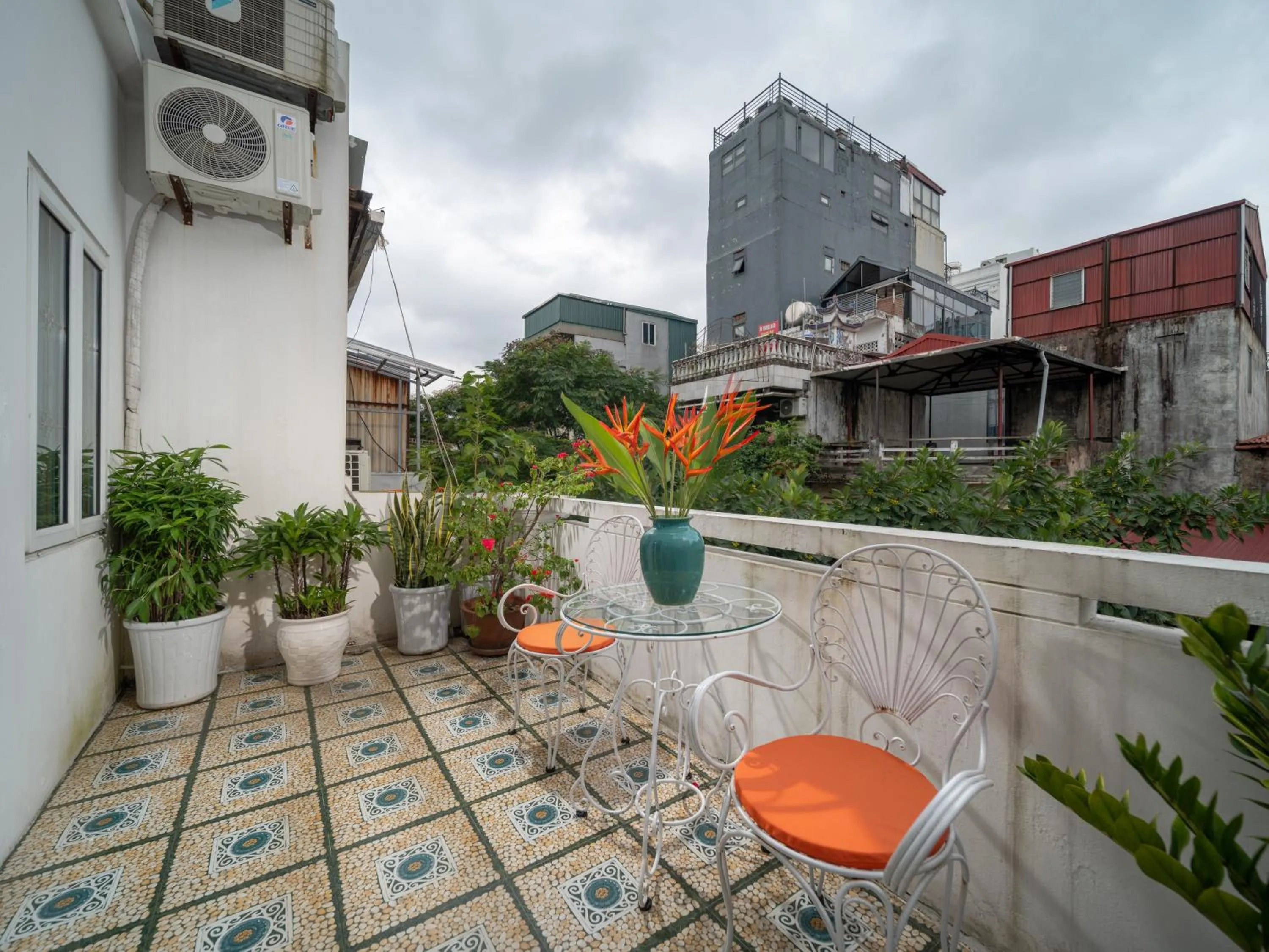 Balcony/Terrace in Hanoi Chic Boutique Hotel