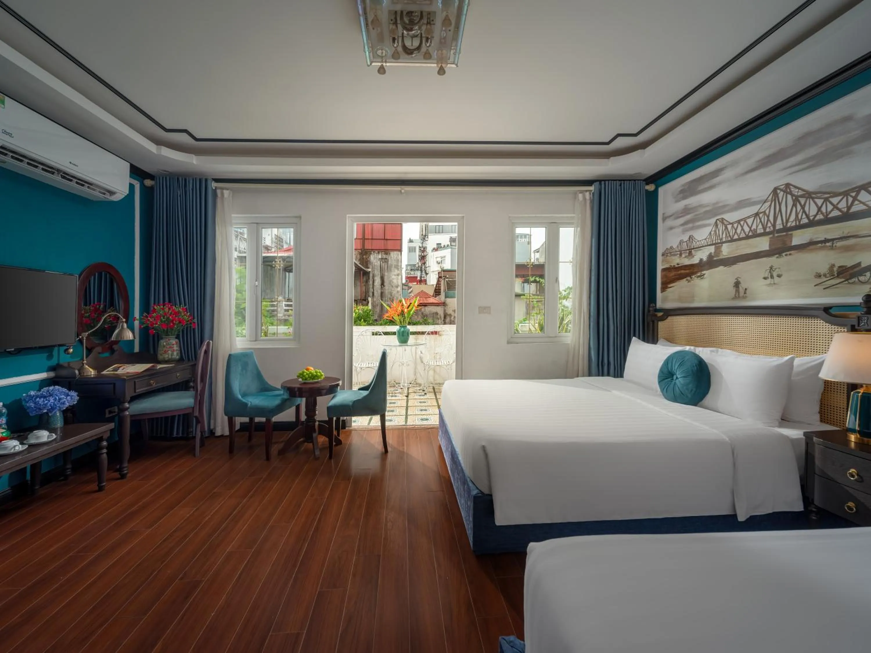 Bed in Hanoi Chic Boutique Hotel