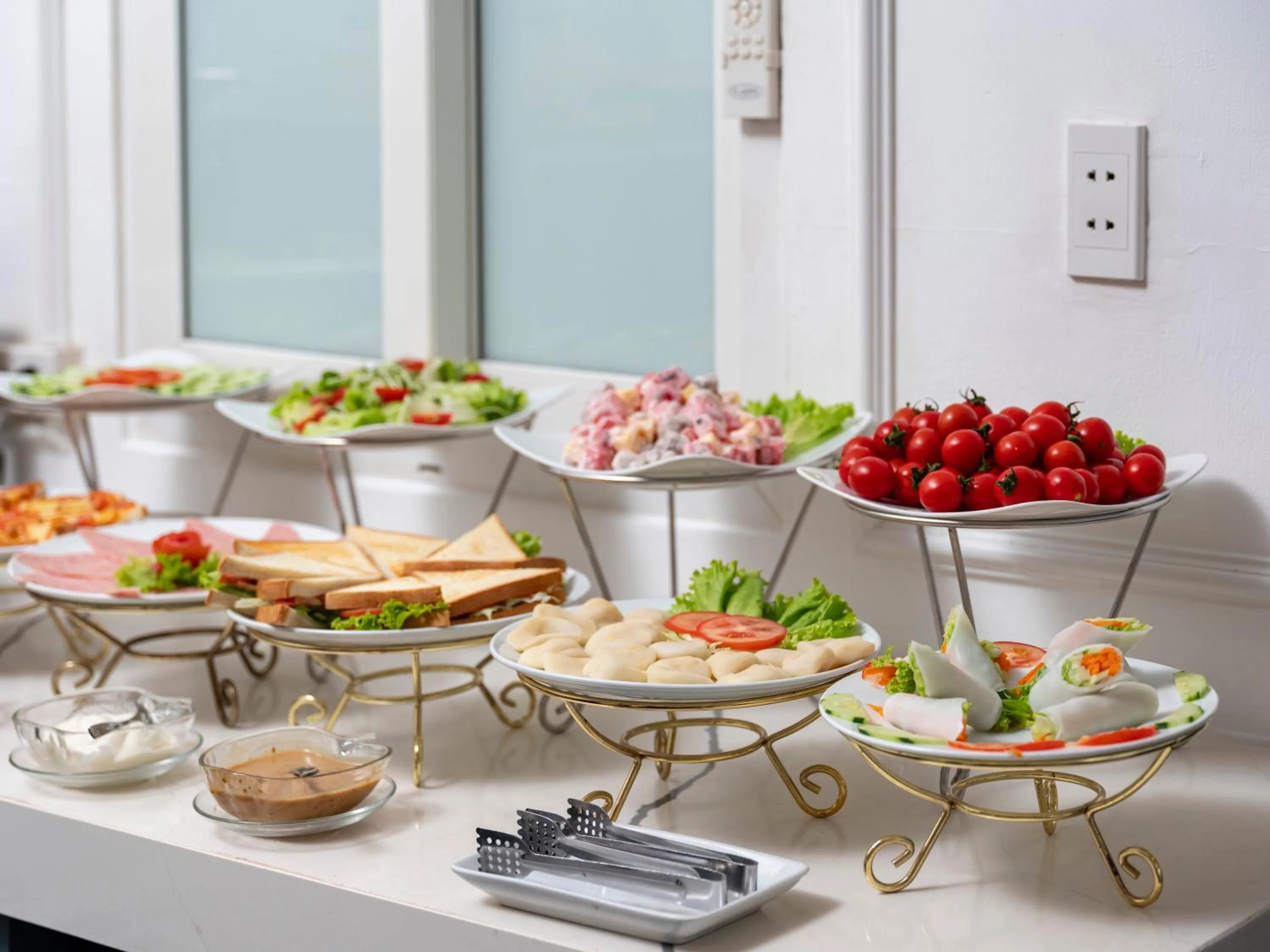 Buffet breakfast in Hanoi Chic Boutique Hotel