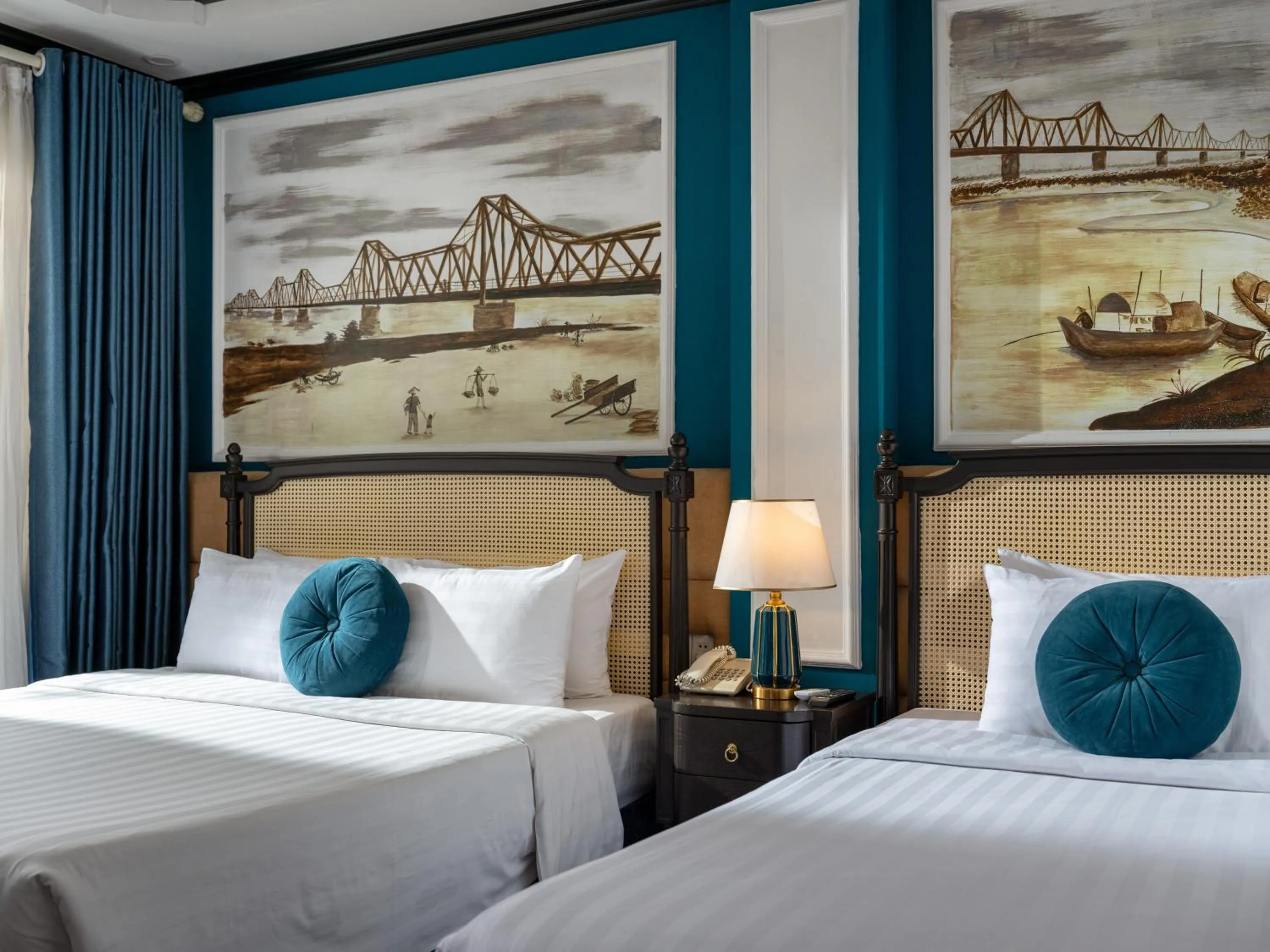 Bed in Hanoi Chic Boutique Hotel