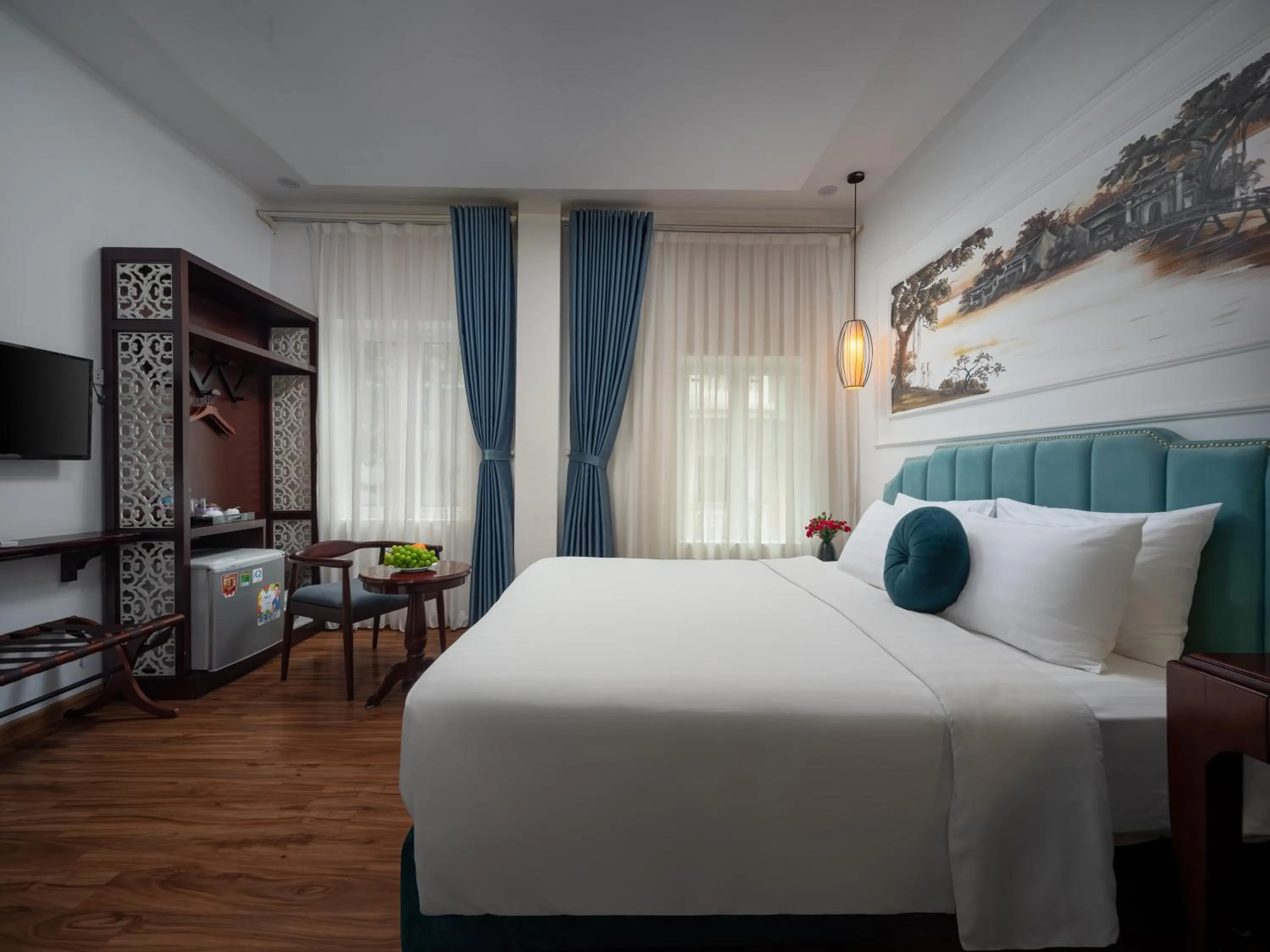 Bed in Hanoi Chic Boutique Hotel