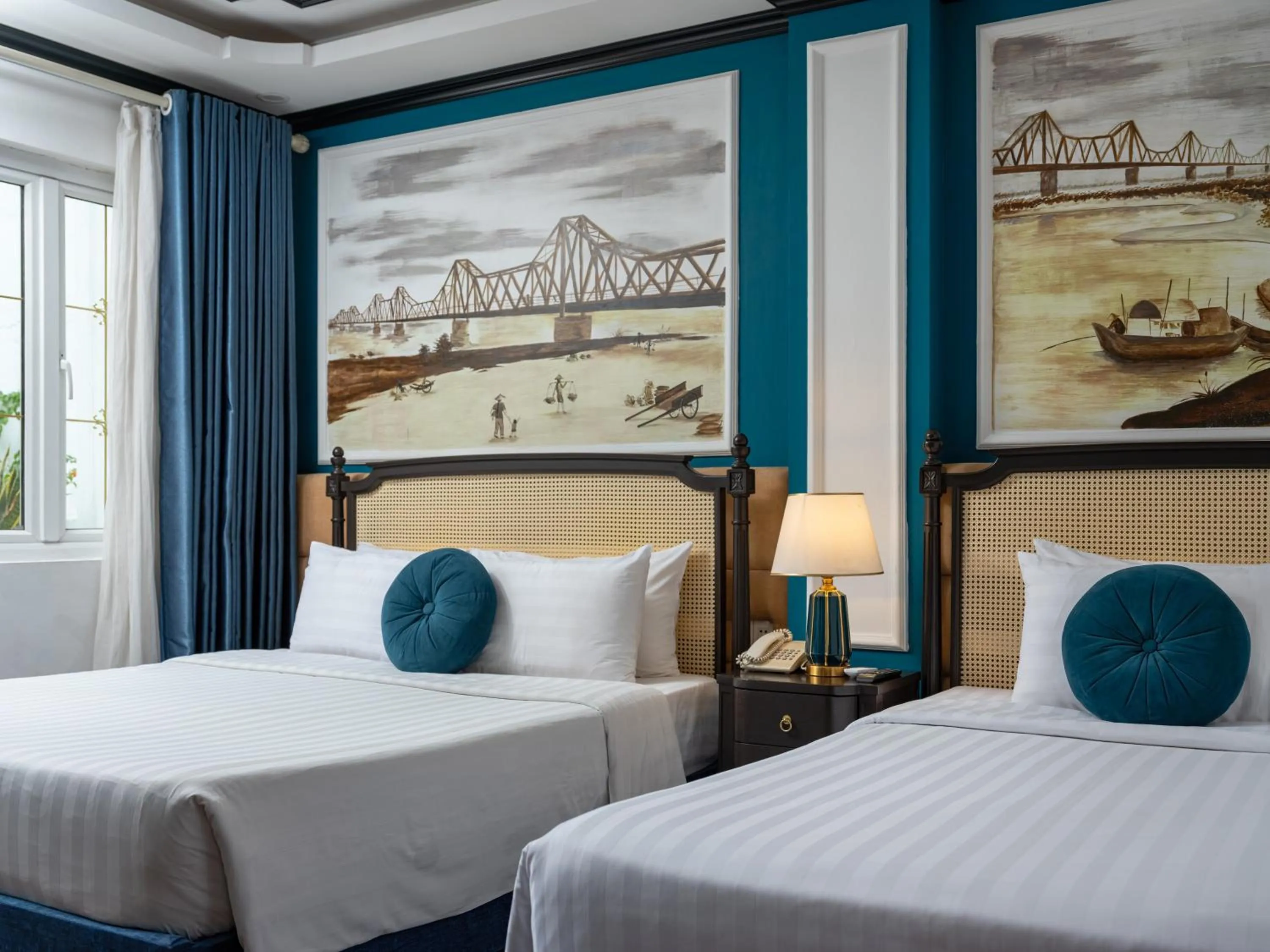 Bed in Hanoi Chic Boutique Hotel