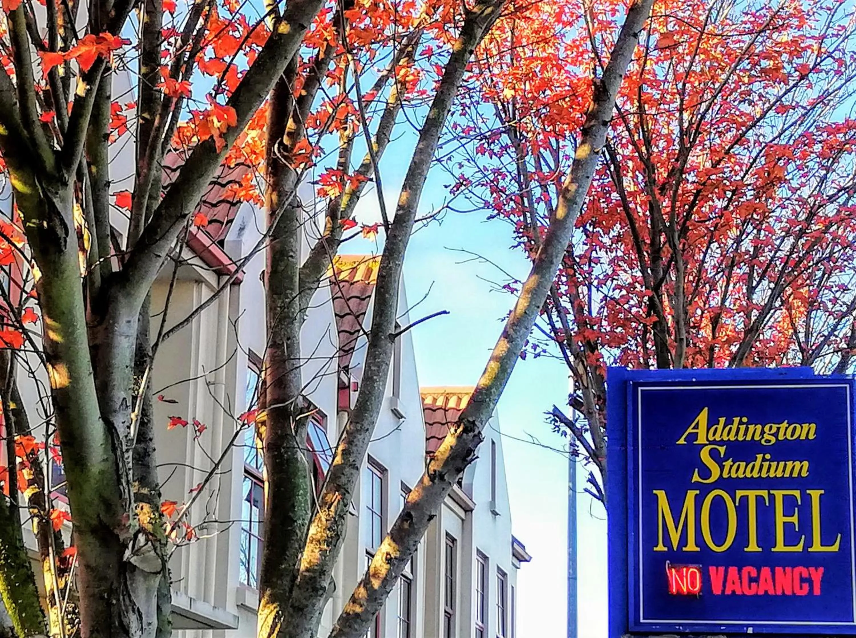 Property logo or sign in Addington Stadium Motel