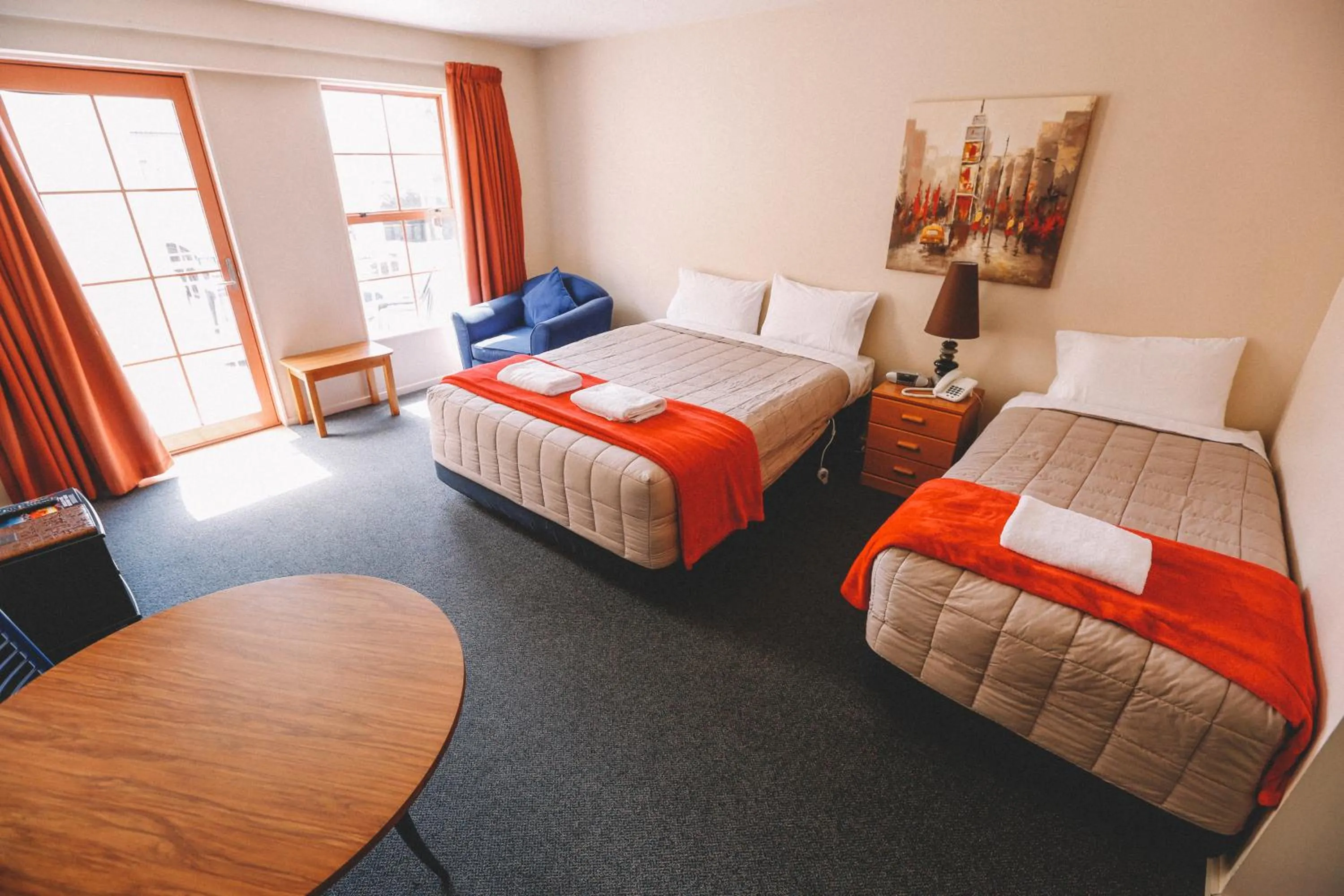 Bedroom, Bed in Addington Stadium Motel