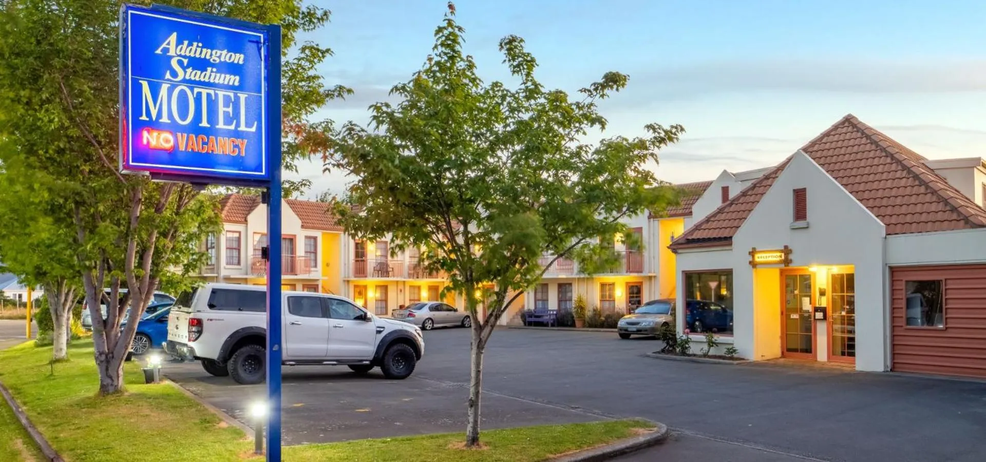 Property building in Addington Stadium Motel