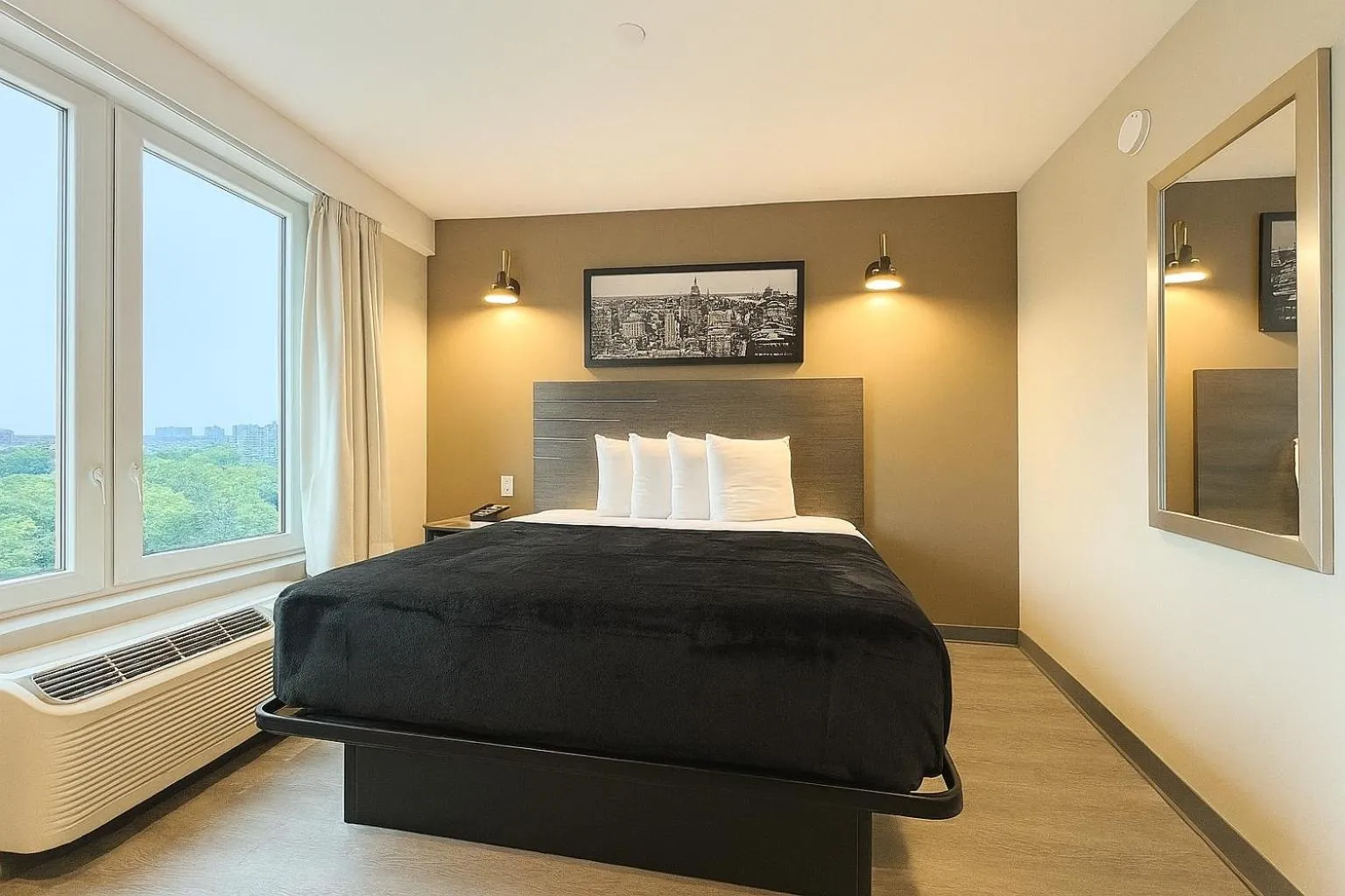 Bed in LIV Hotel Bronx GRAND OPENING