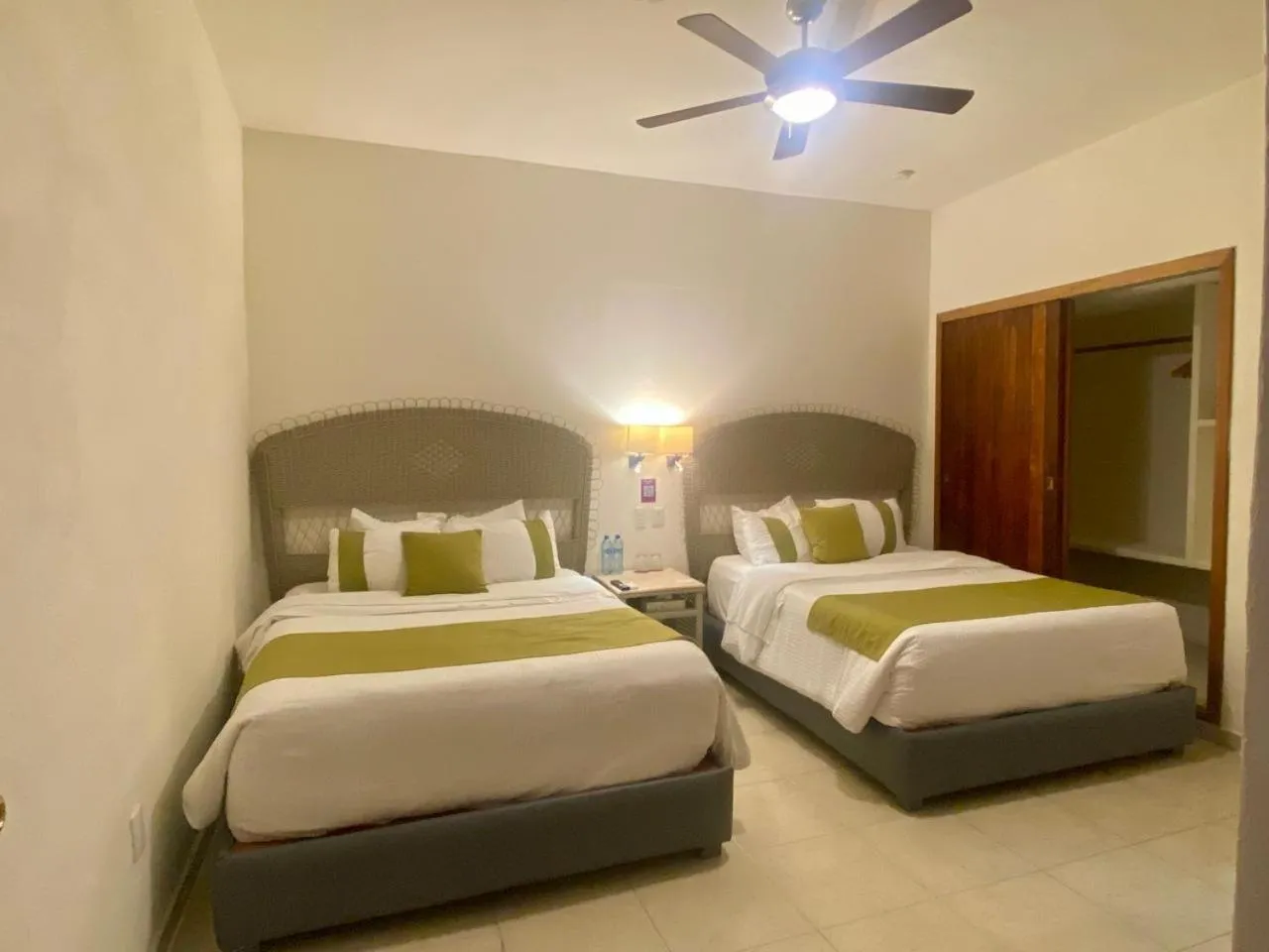 Bed in Hotel Misión Campeche