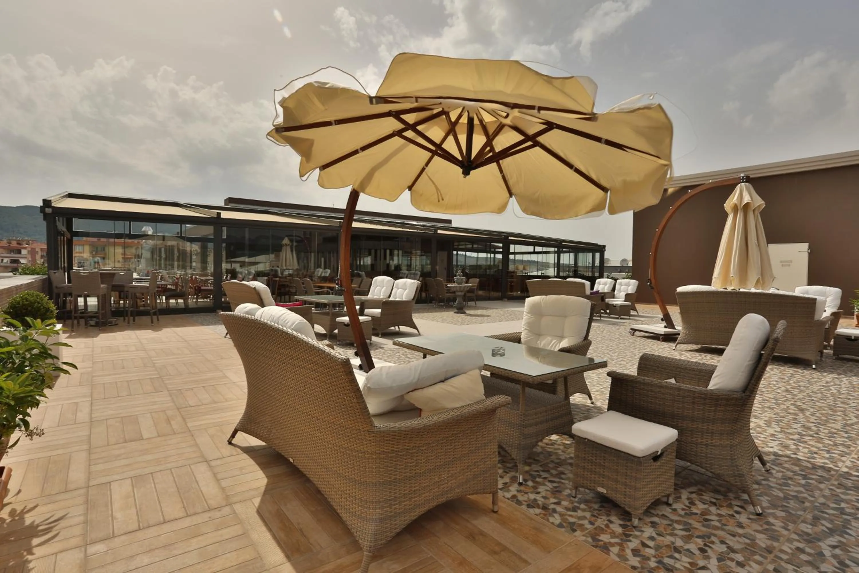 Balcony/Terrace in Svalinn Hotel