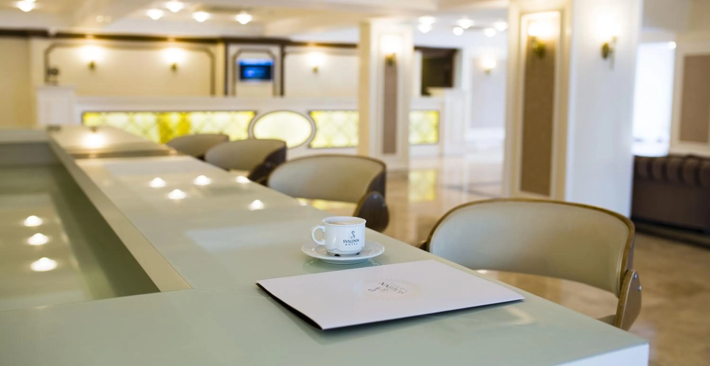 Lobby or reception in Svalinn Hotel