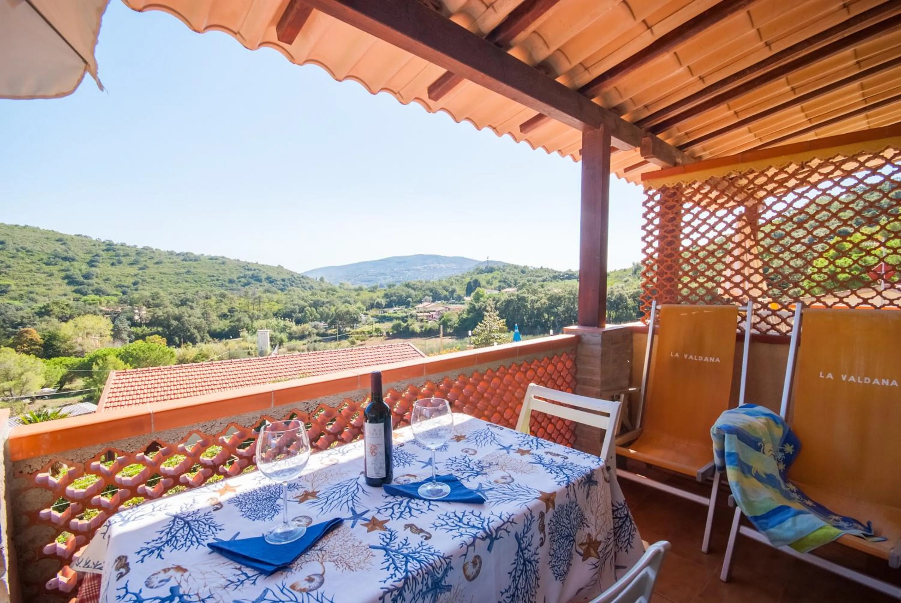 Balcony/Terrace in Residence La Valdana