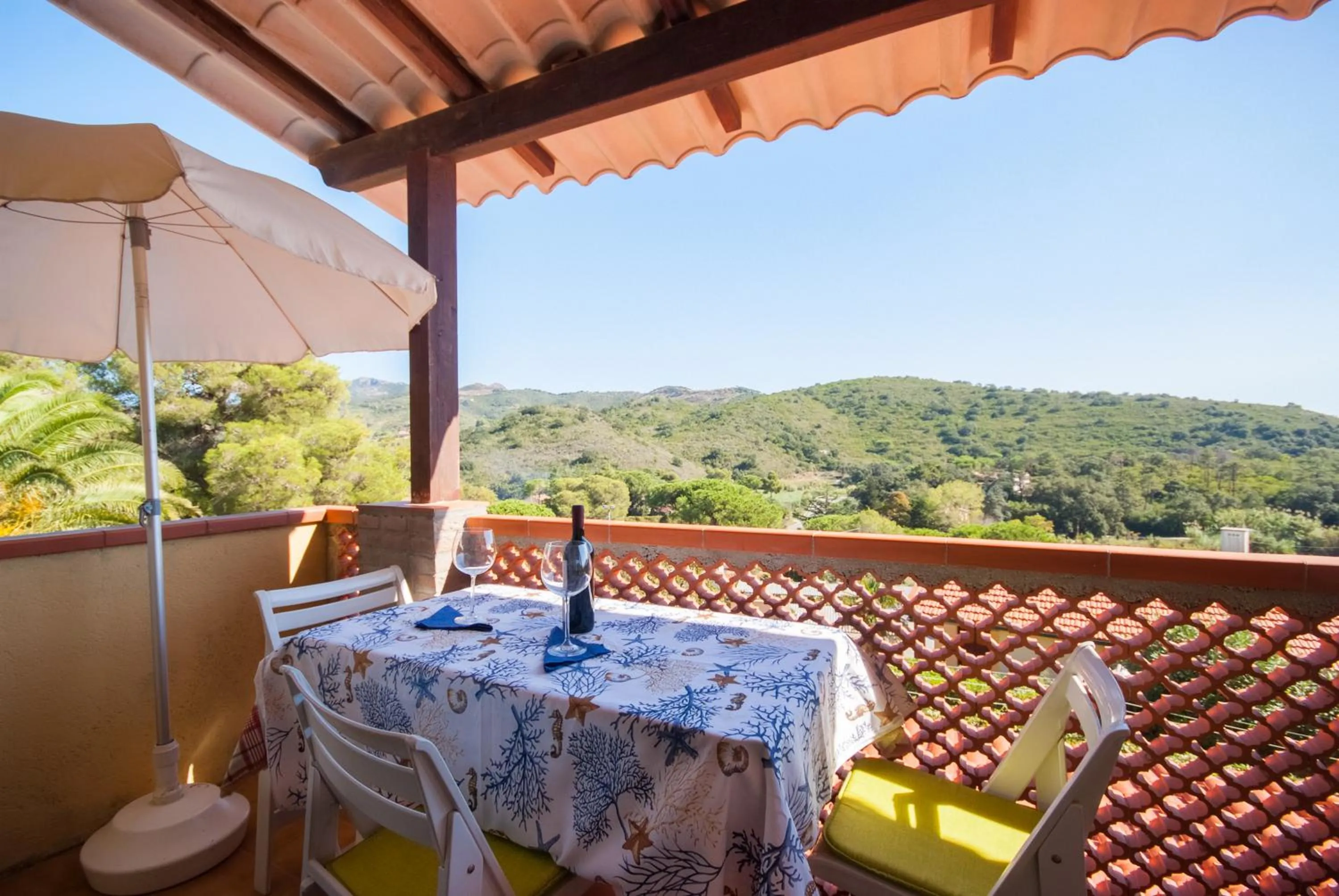 Balcony/Terrace in Residence La Valdana