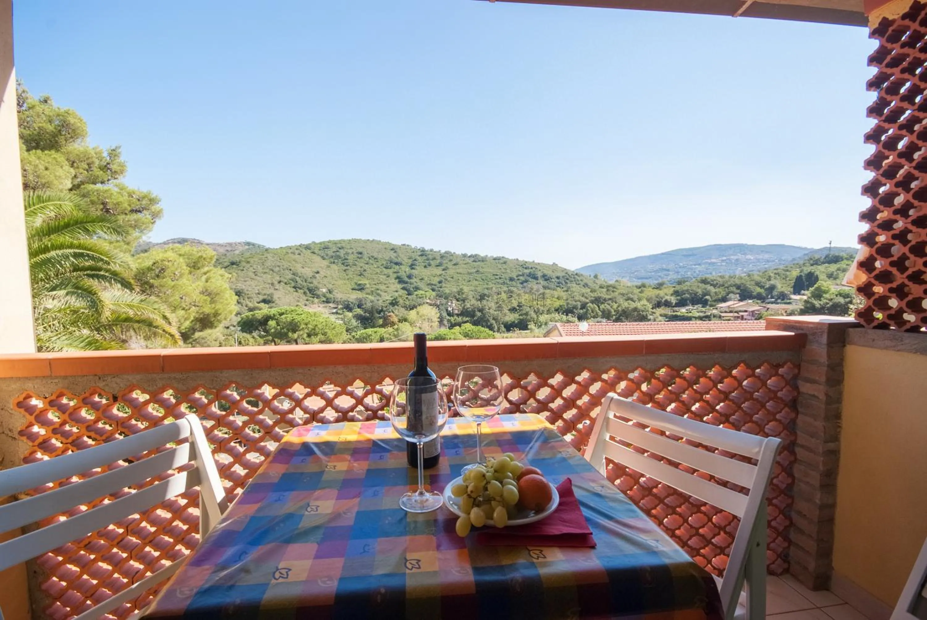 Balcony/Terrace in Residence La Valdana