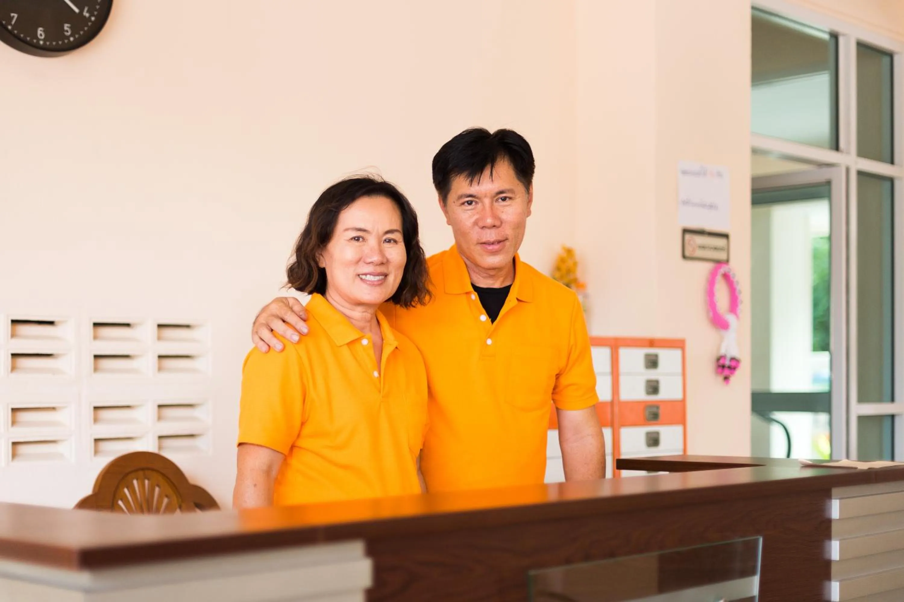 Staff in V at Bangsaen