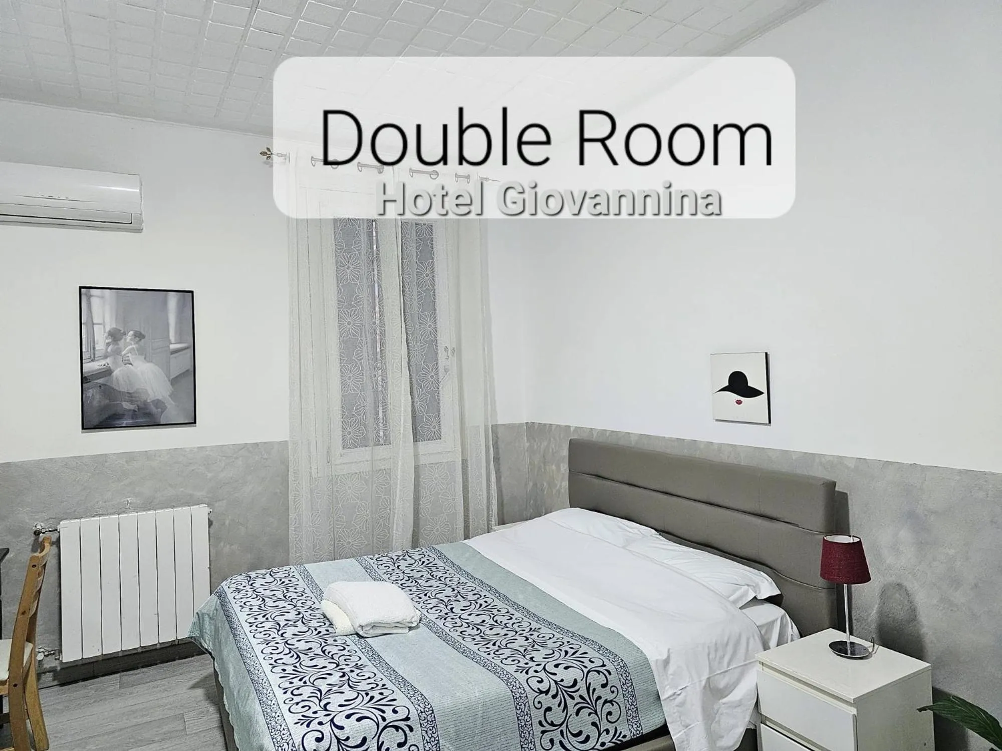 Bed in Hotel Giovannina