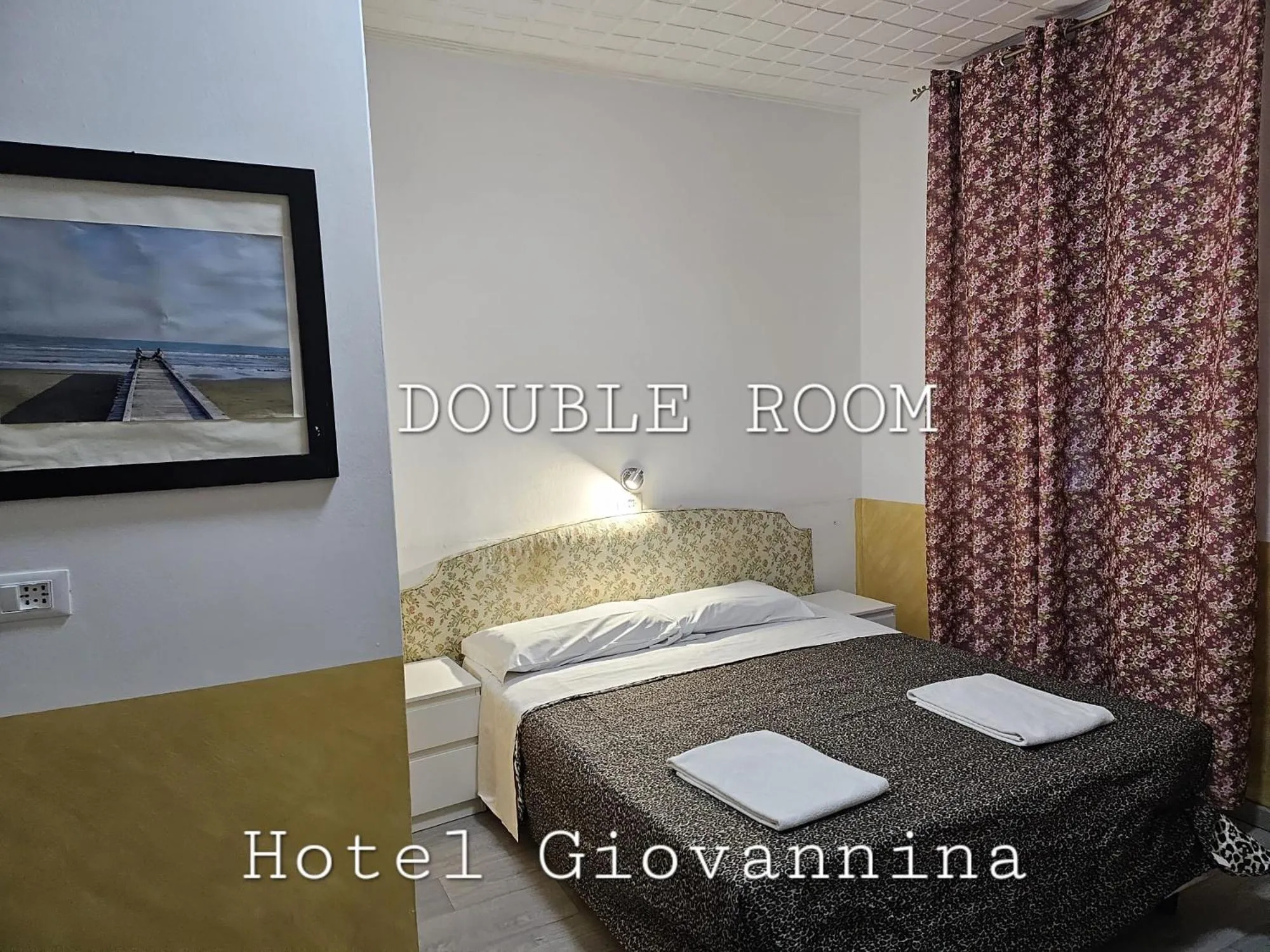 Bed in Hotel Giovannina