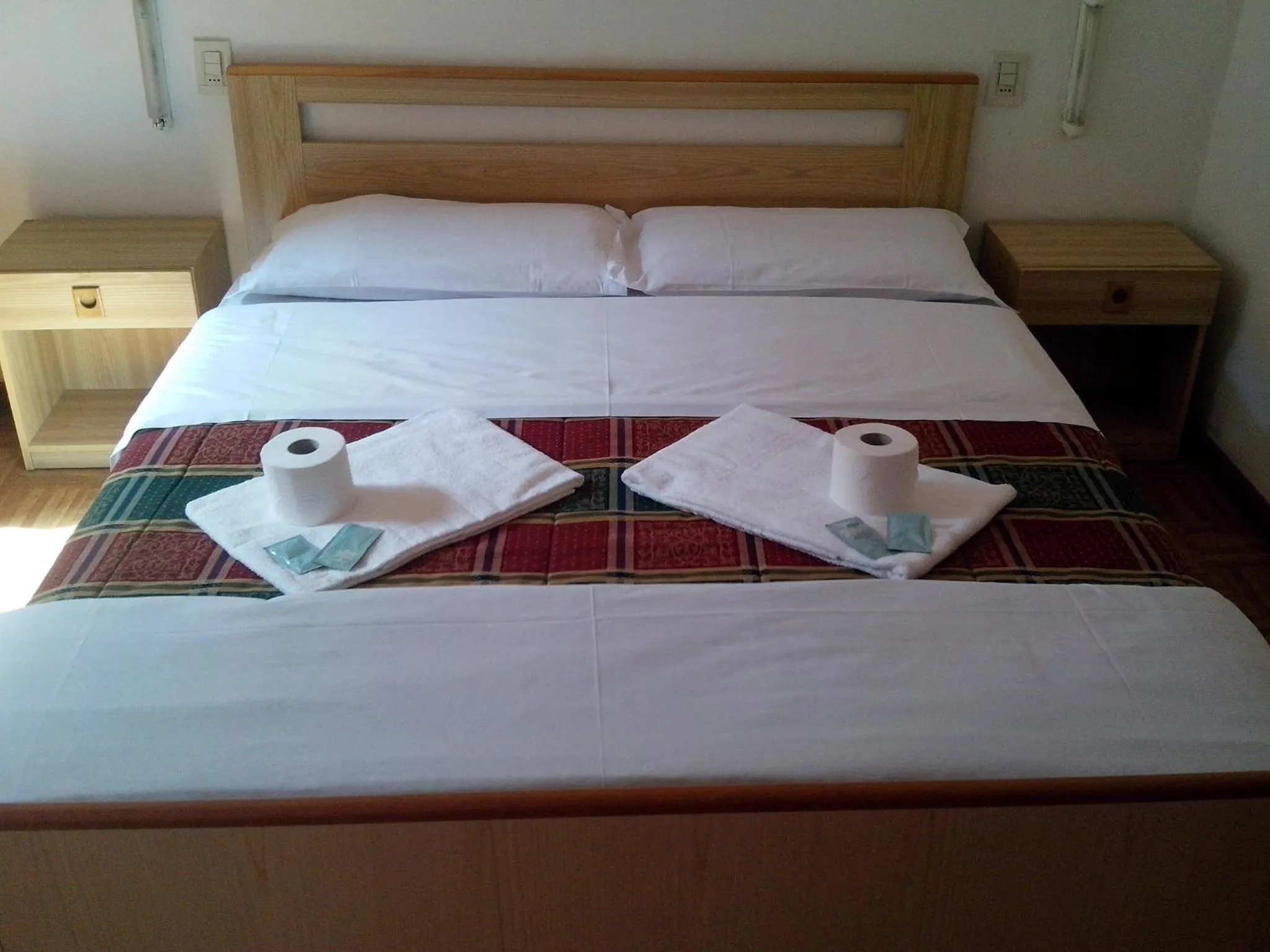 Bed in Hotel Giovannina
