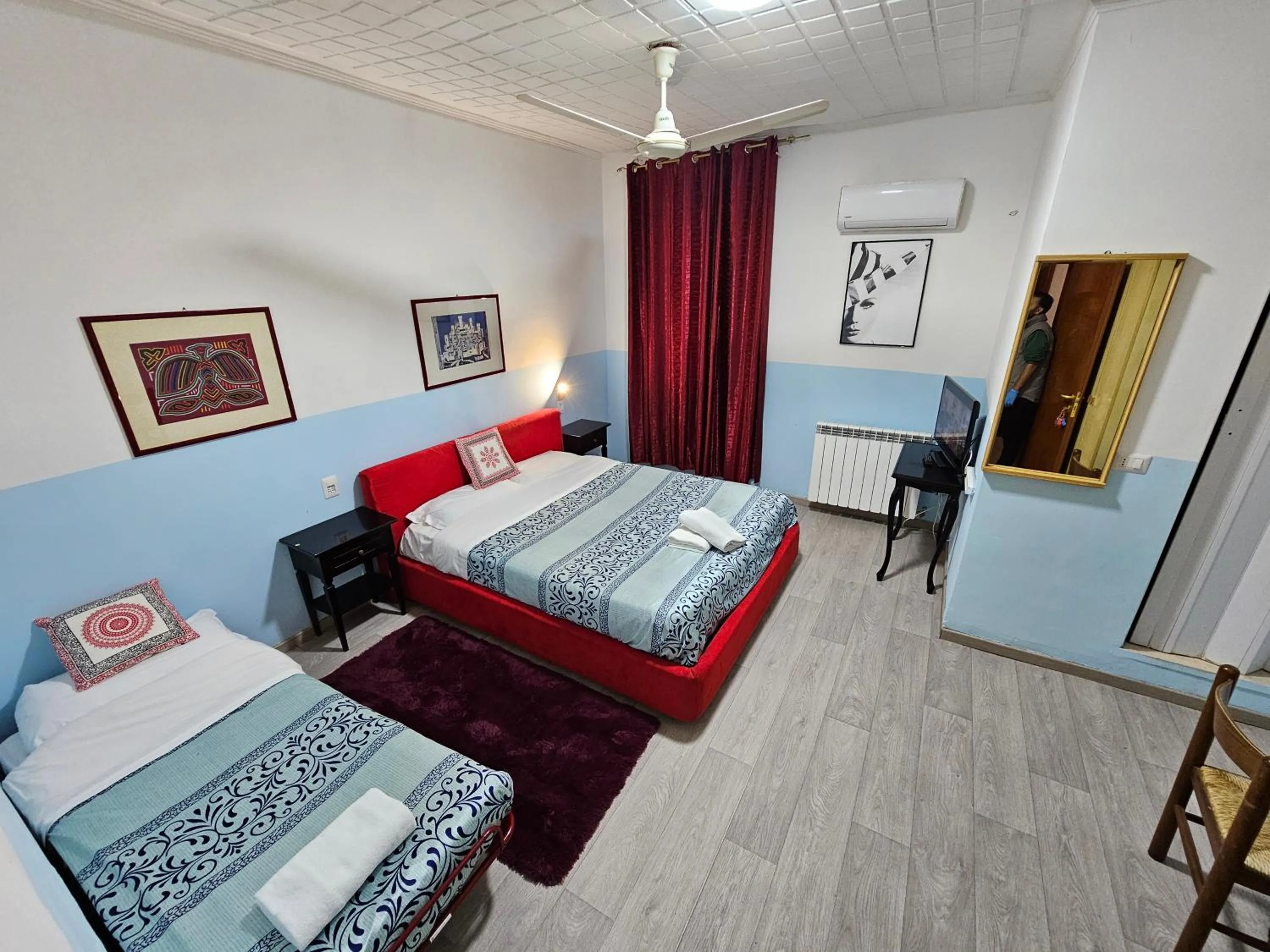 Bed in Hotel Giovannina